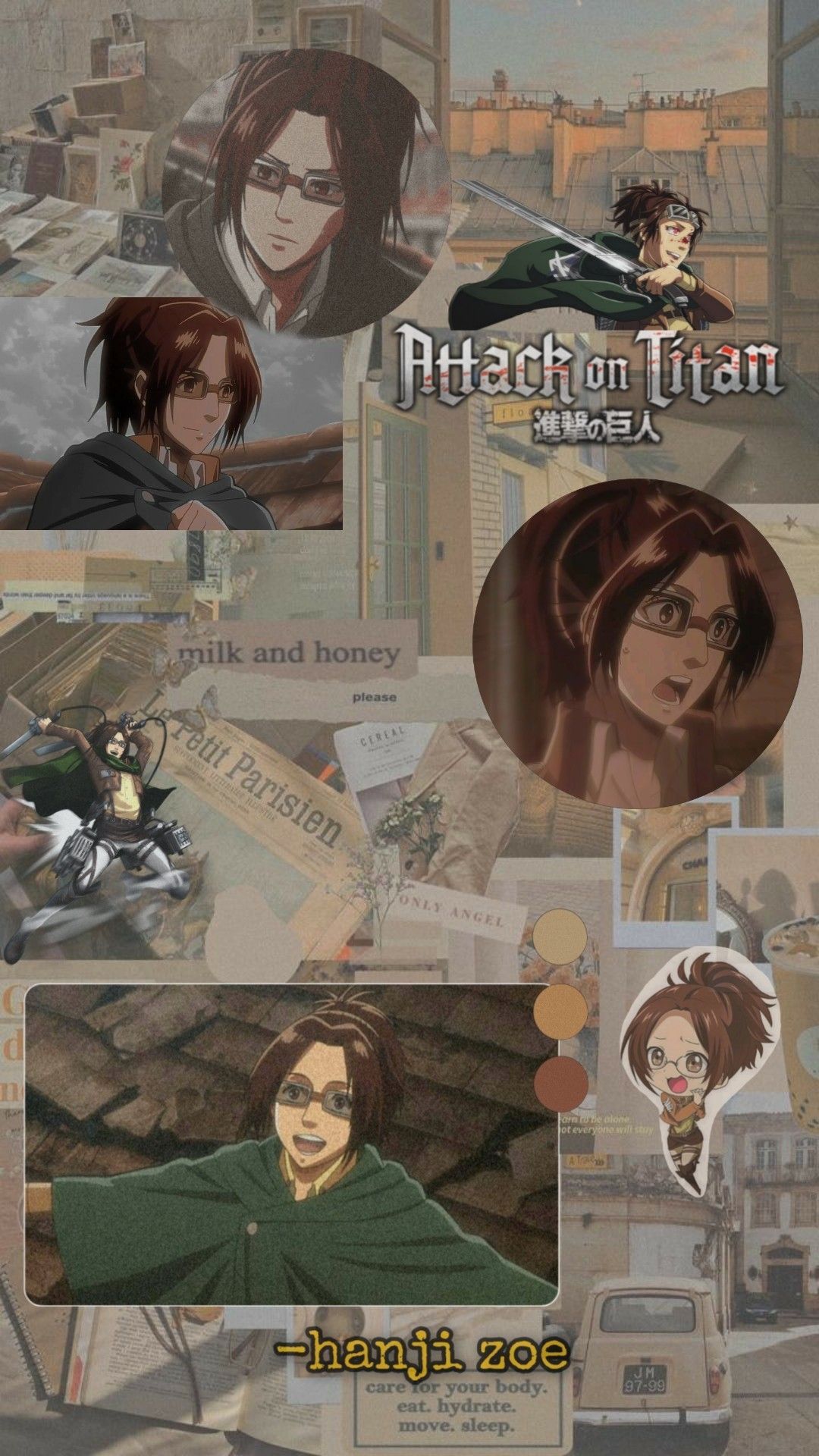 ✨Hanji Zoe wallpaper ✨. Attack on titan, Attack on titan art, Anime wallpaper