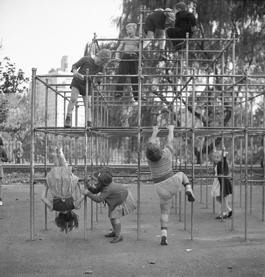 1960s Central Park. Park playground, Playground, Central park