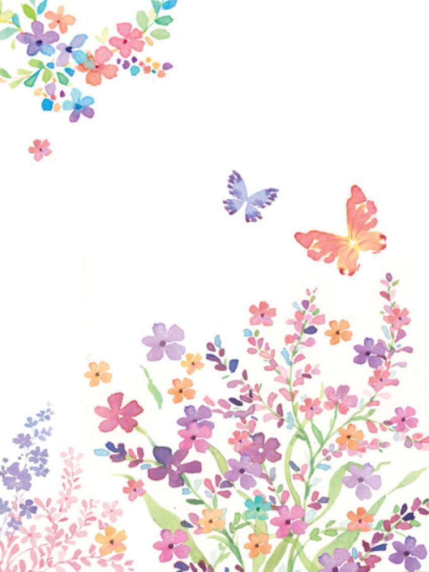 Watercolor Butterfly Wallpaper Free Watercolor Butterfly Background
