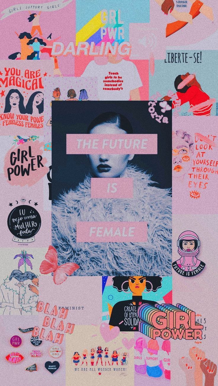 Download Aesthetic Girly Feminist Scrabble Wallpaper  Wallpaperscom