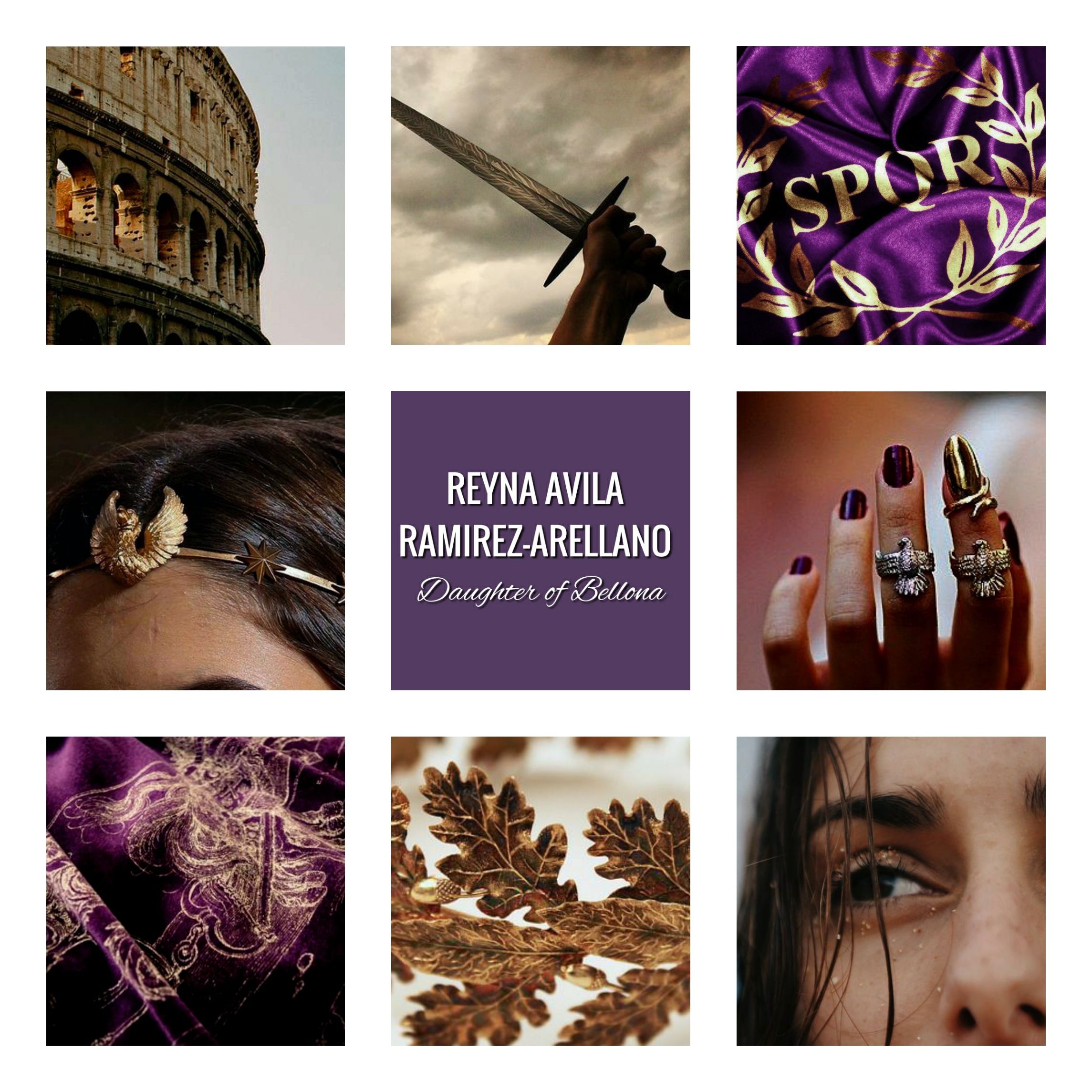 Purple Aesthetic Collage of Image