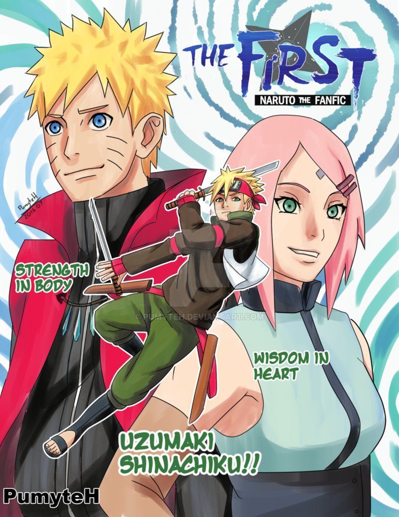 Shinachiku poster by PumyteH. Narusaku, Uzumaki boruto, Naruto comic