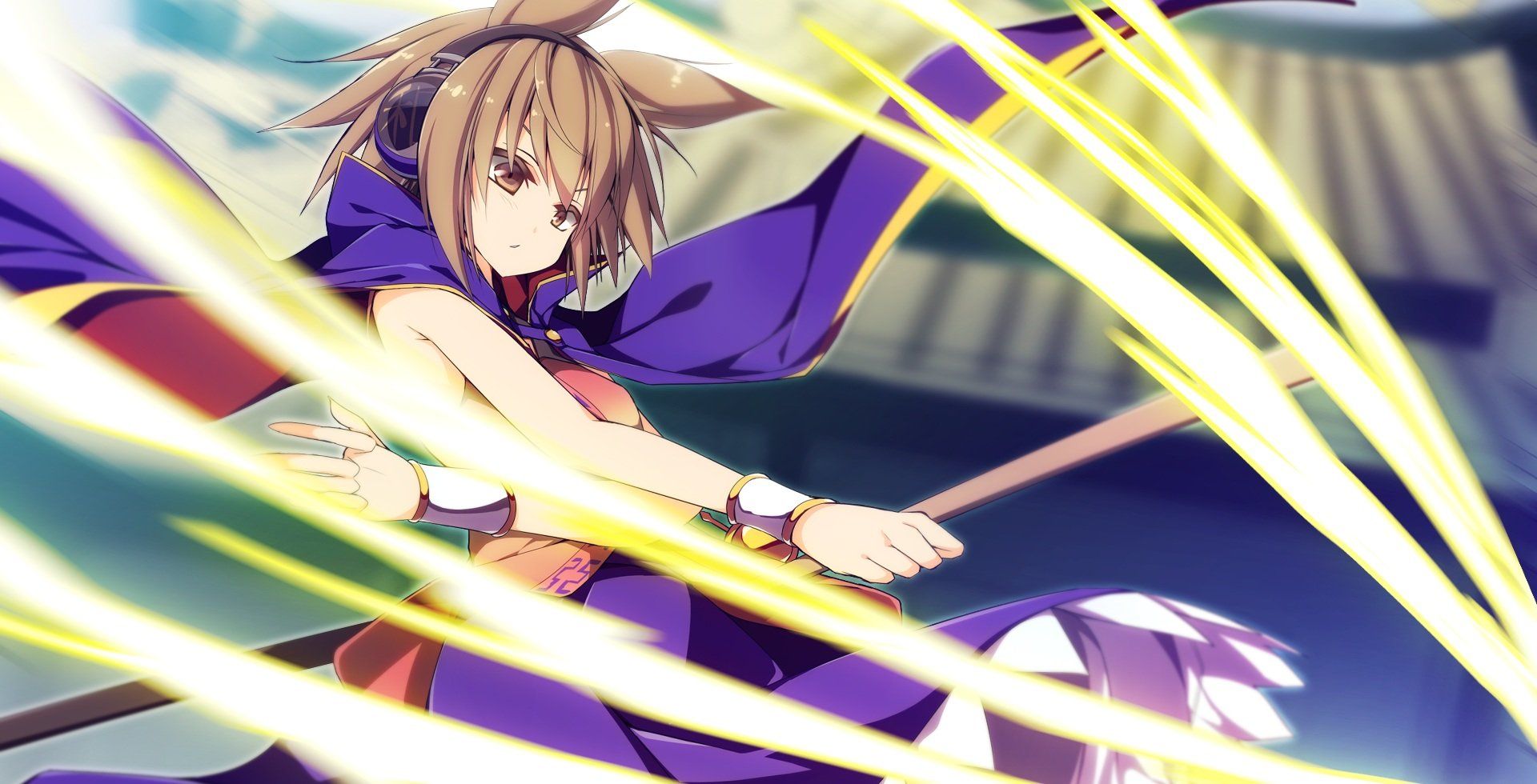 Headphones sakurame touhou toyosatomimi no miko wallpaperx980