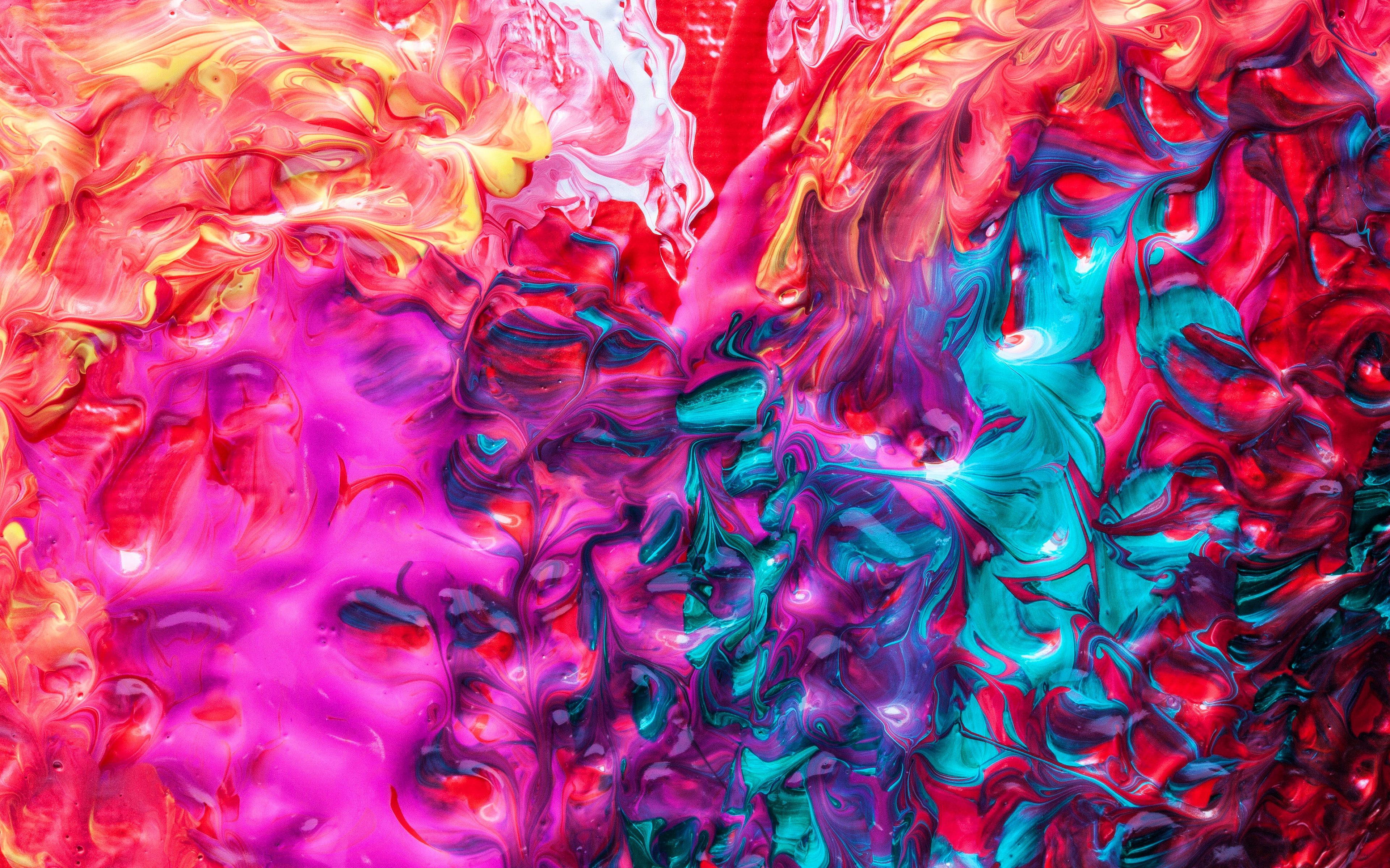 Colorful Paint Liquid Waves HD Wallpapers Wallpaper Cave