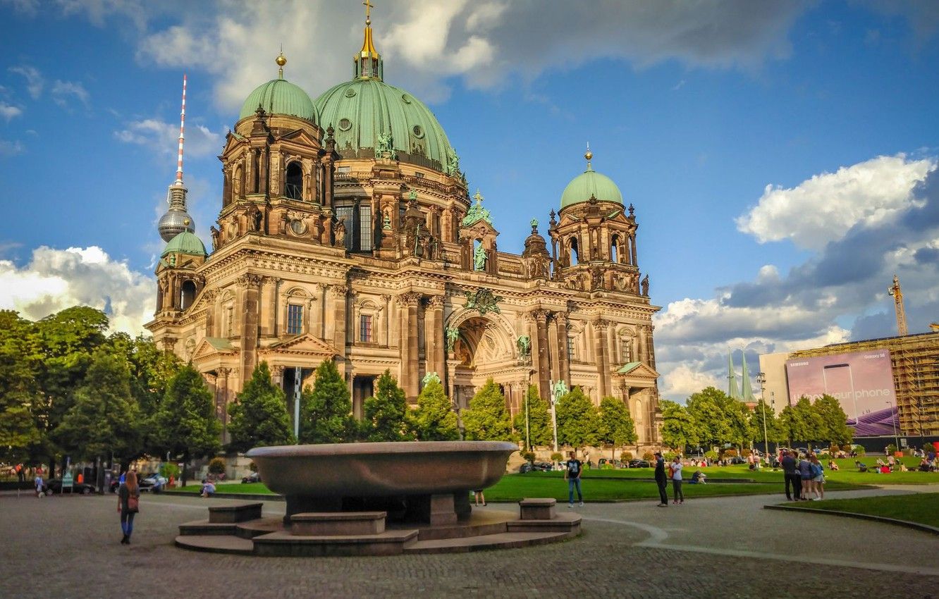 Wallpaper the city, Germany, Cathedral, temple, Berlin, Berlin Cathedral image for desktop, section город
