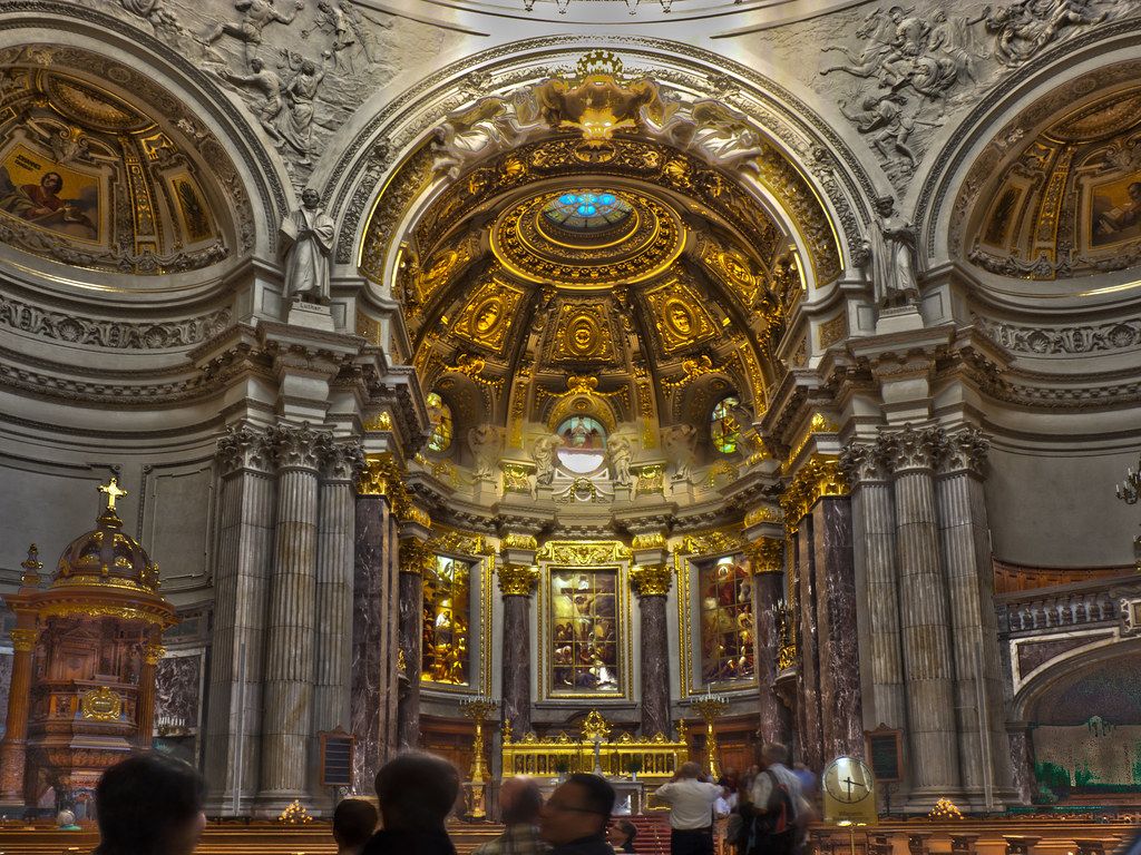 Berliner Dom interior. The inside of Berlin Cathedral