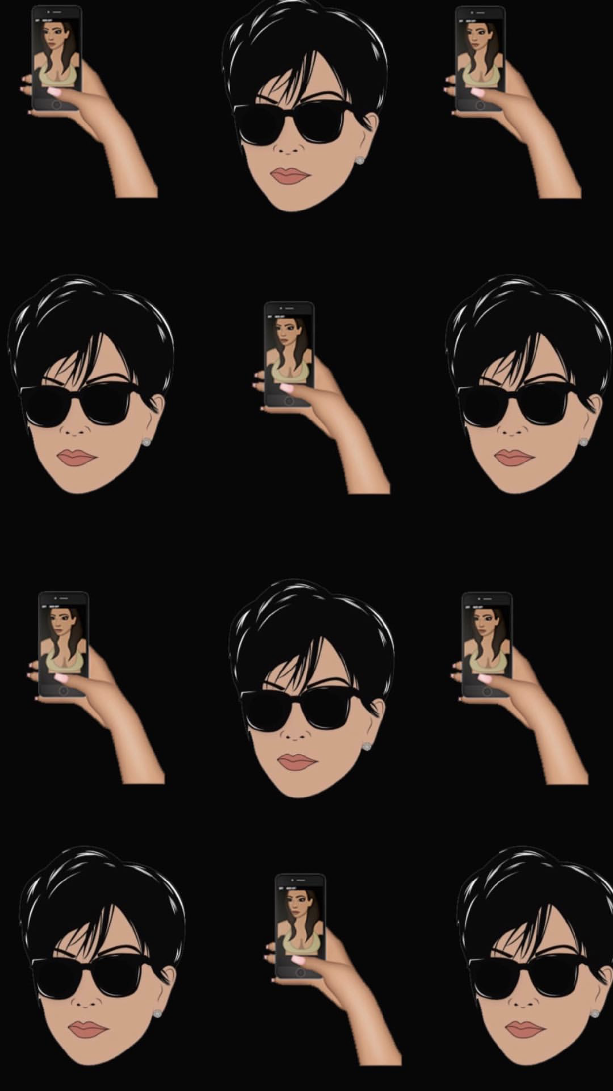 iPhone Wallpaper by Kris Jenner. Iconic wallpaper, Kris jenner, Wallpaper
