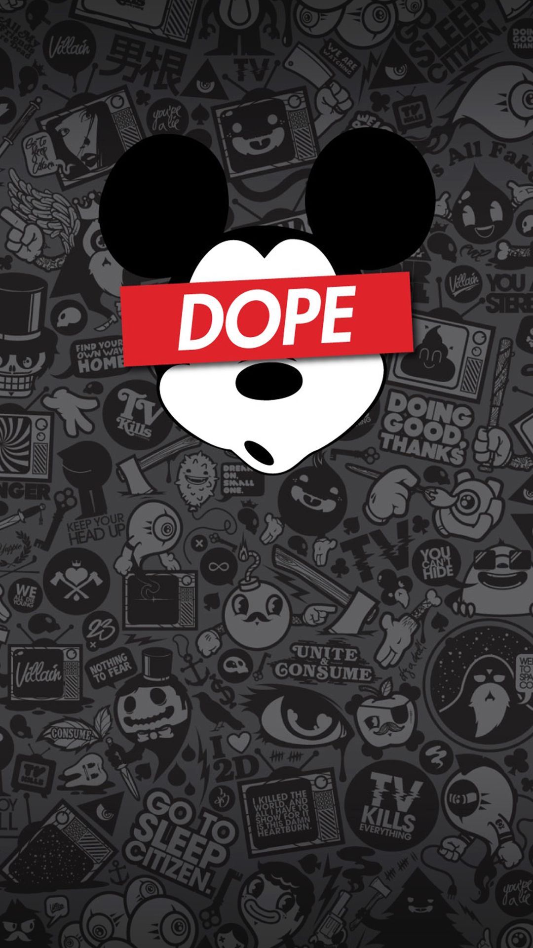 Dope Mickey Mouse Background