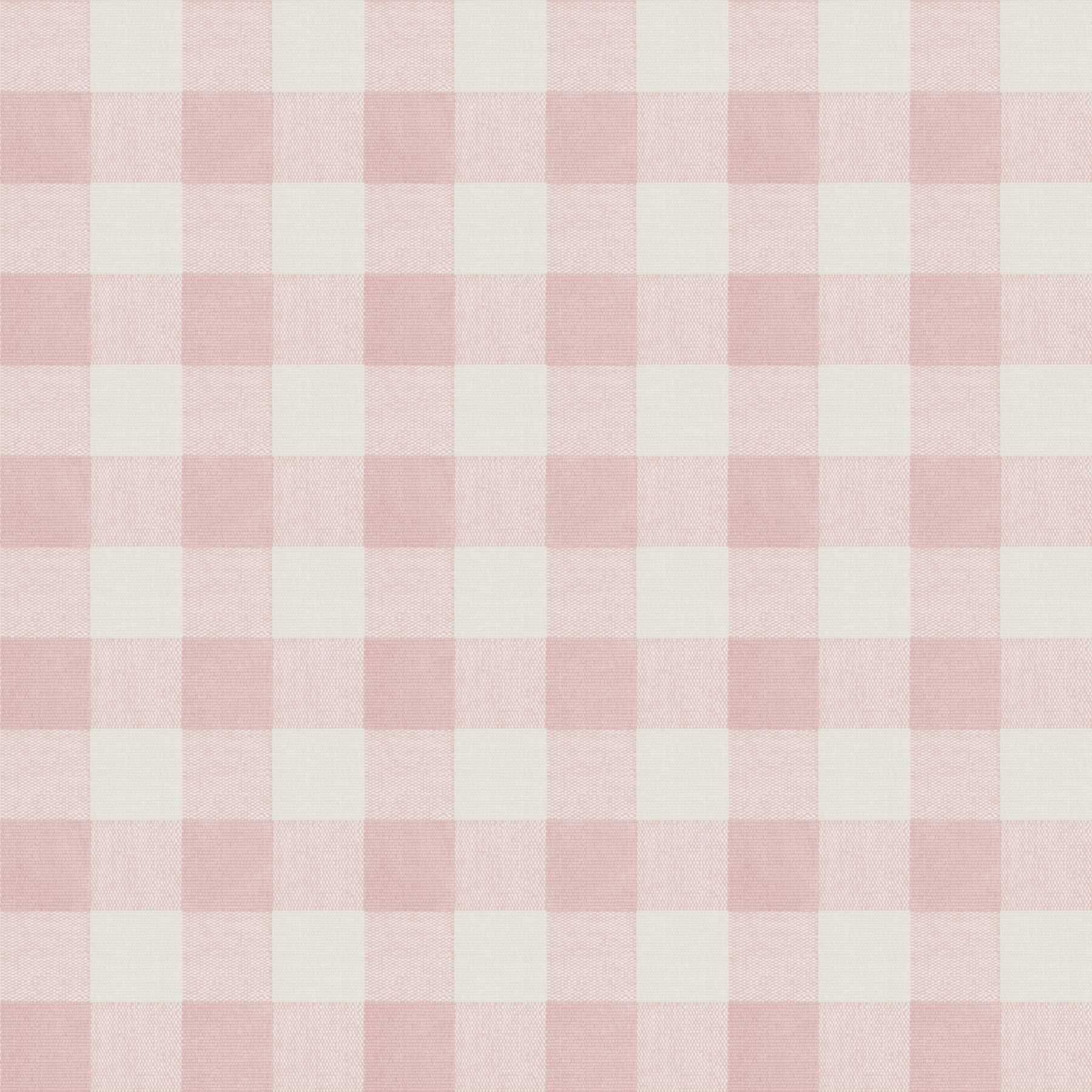 Chesapeake Claire Pink Gingham Wallpaper