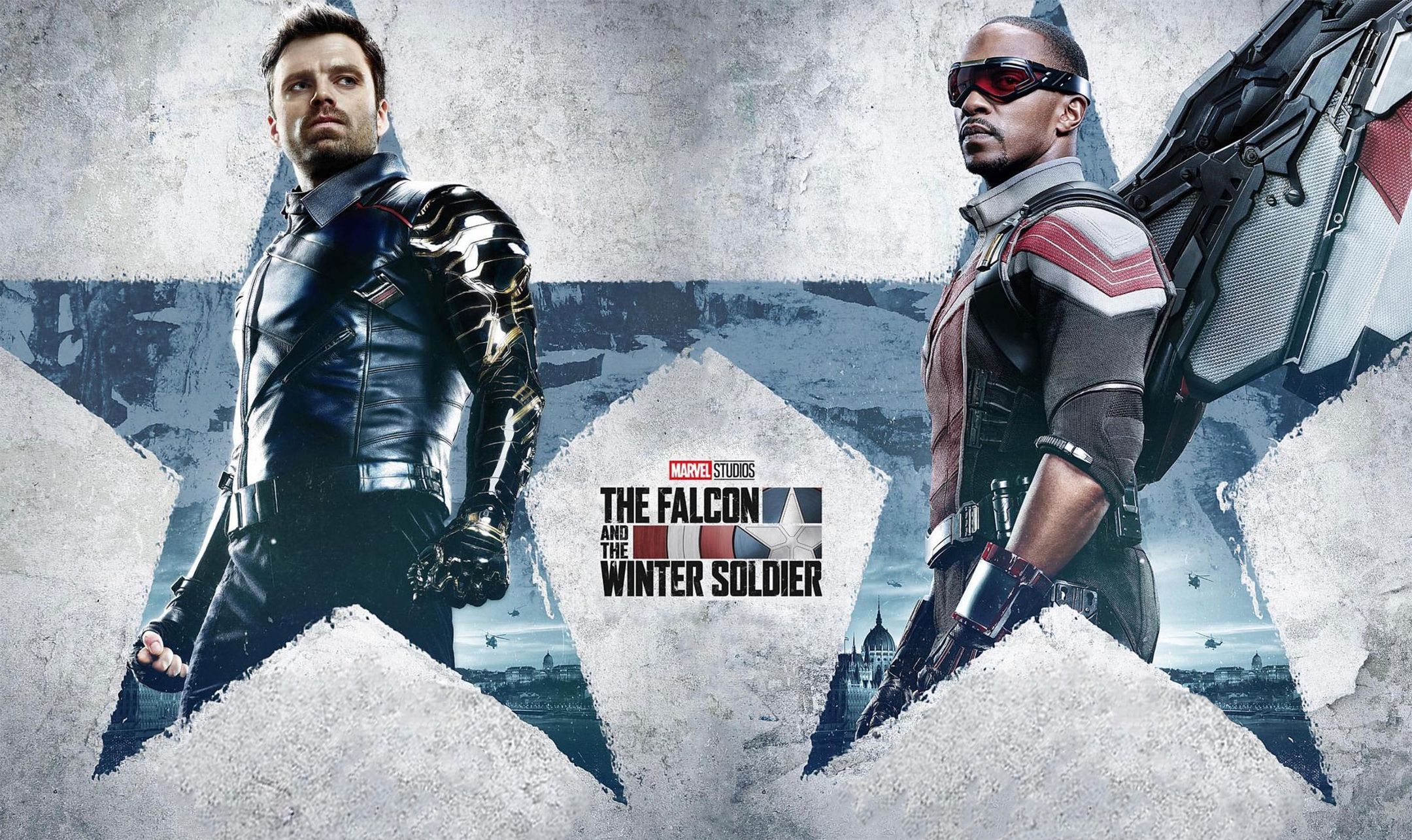 Five character posters and an HD wallpaper from the soon to premiere The Falcon and The Winter Soldier
