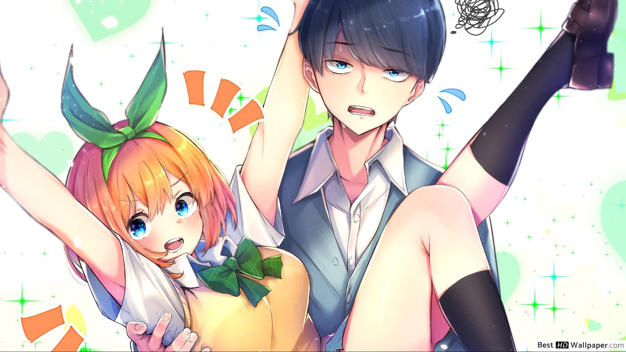 The Quintessential Quintuplets Uesugi & Yotsuba Nakano HD wallpaper download