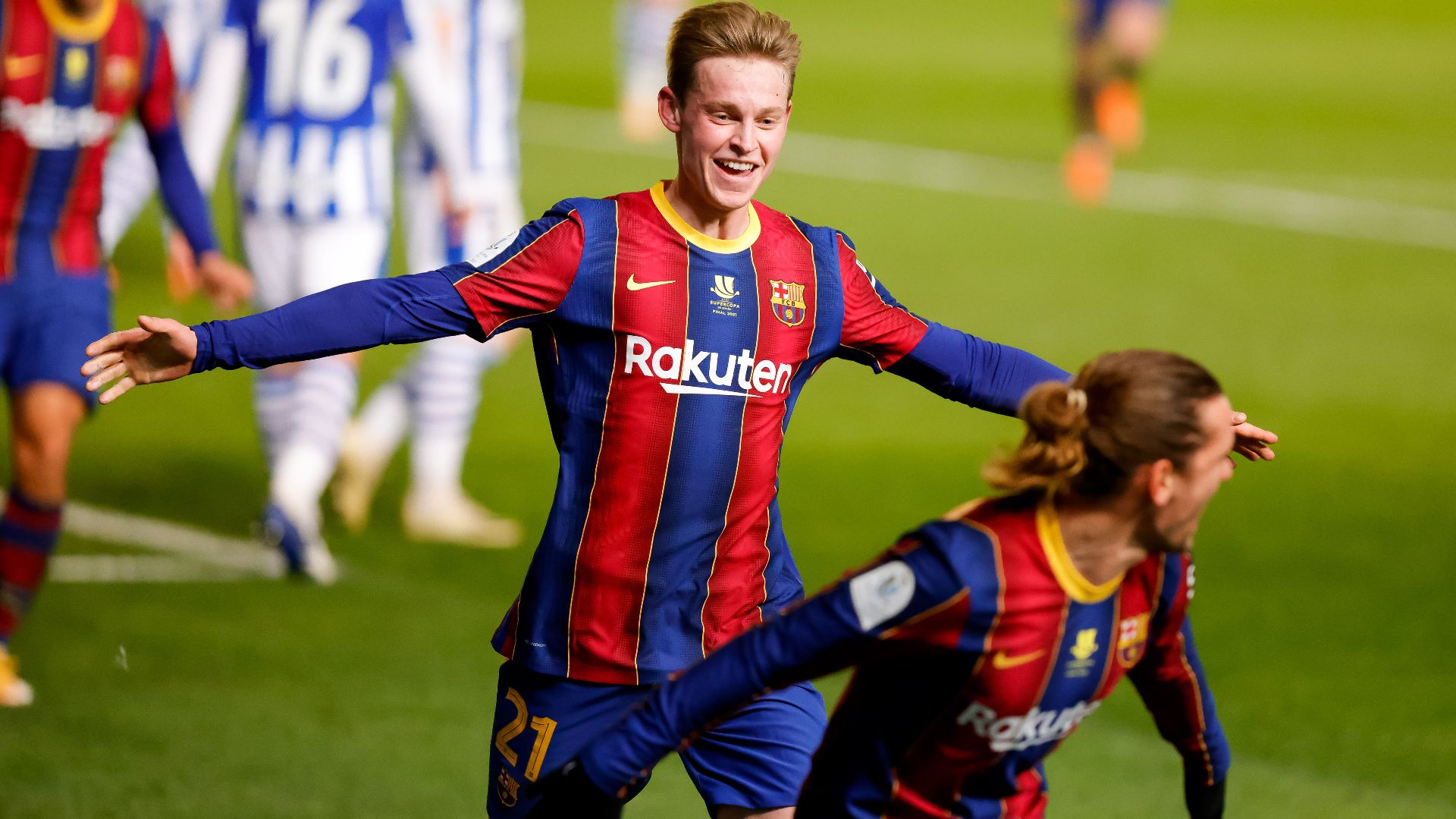 Real Sociedad V Barcelona Match Report, 1 13 Super Cup