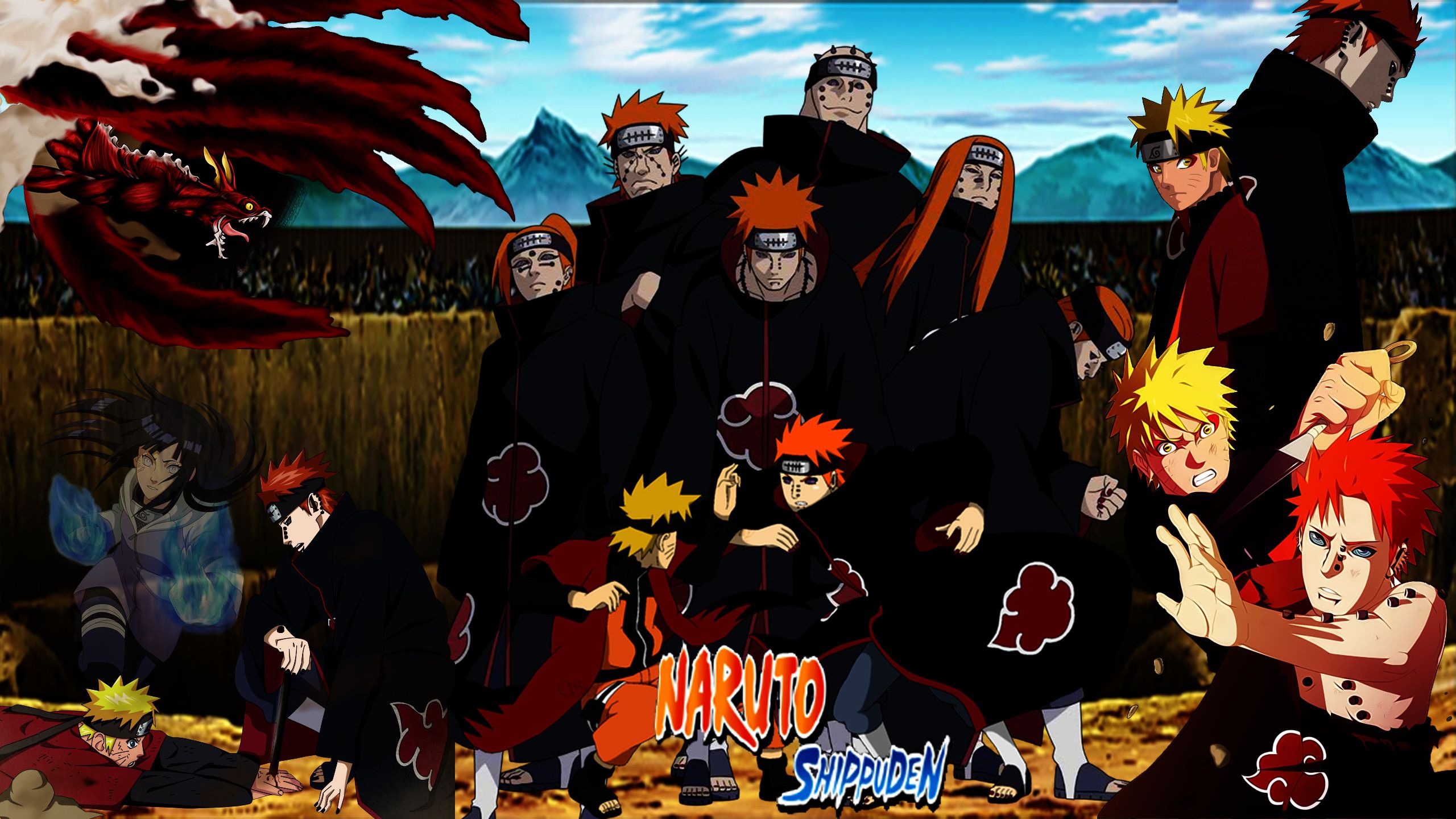 Naruto Vs Pain Wallpaper background picture