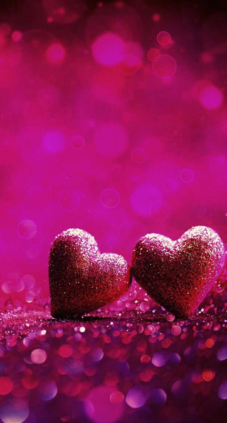 Glitter Heart Wallpapers - Wallpaper Cave