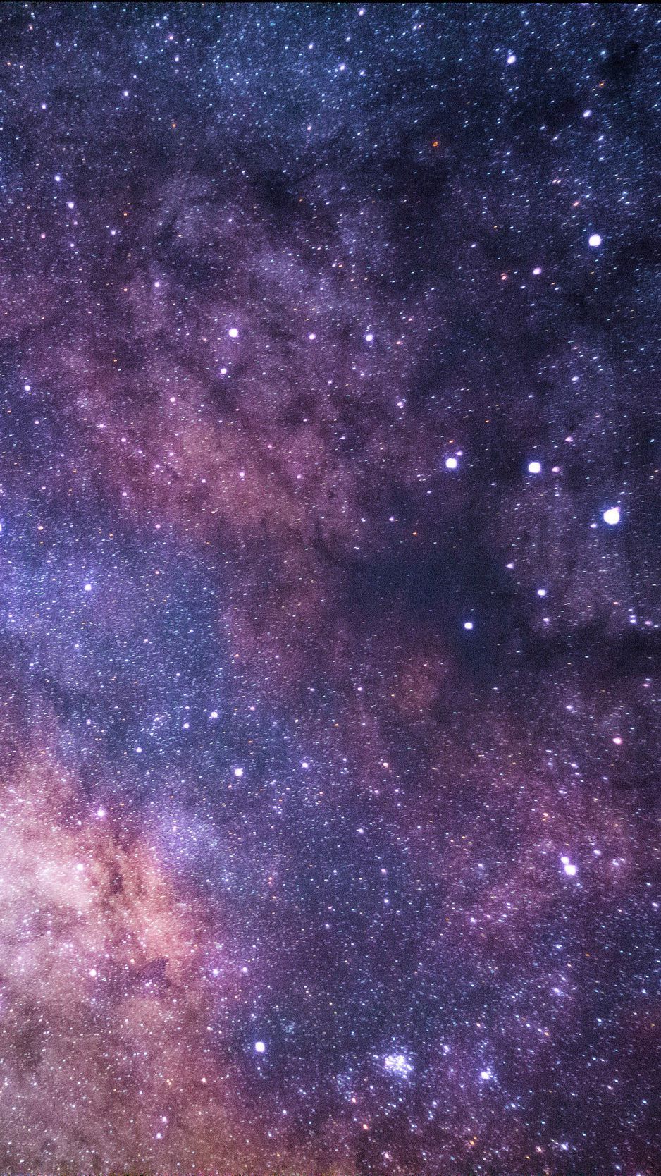 Download Wallpaper 938x1668 Starry Sky, Milky Way, Stars, Glitter, Space Iphone 8 7 6s 6 For Parallax HD Background
