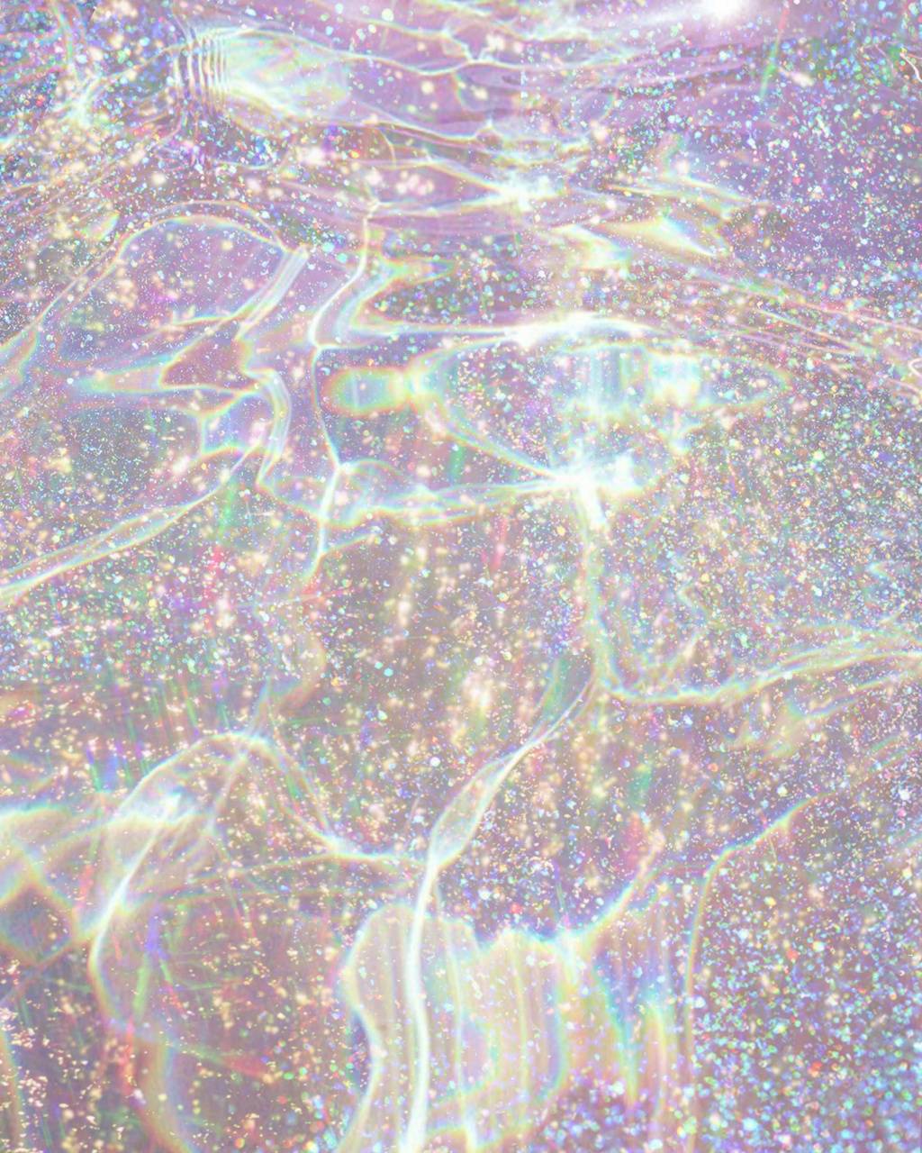 Glitter water wallpaper