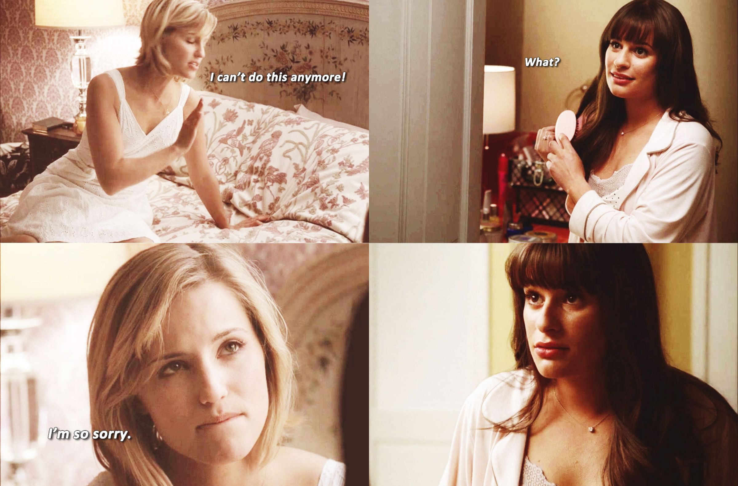 faberry au. Glee cast, Quinn fabray, Diana agron