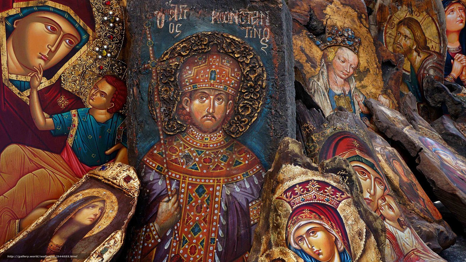 Orthodox Jesus Icon Wallpaper