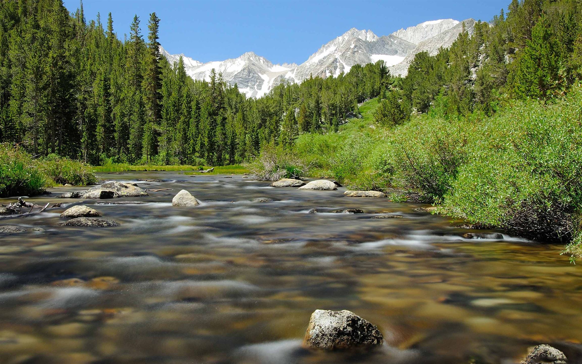 Beautiful Mountain River MacBook Air Wallpaper Download