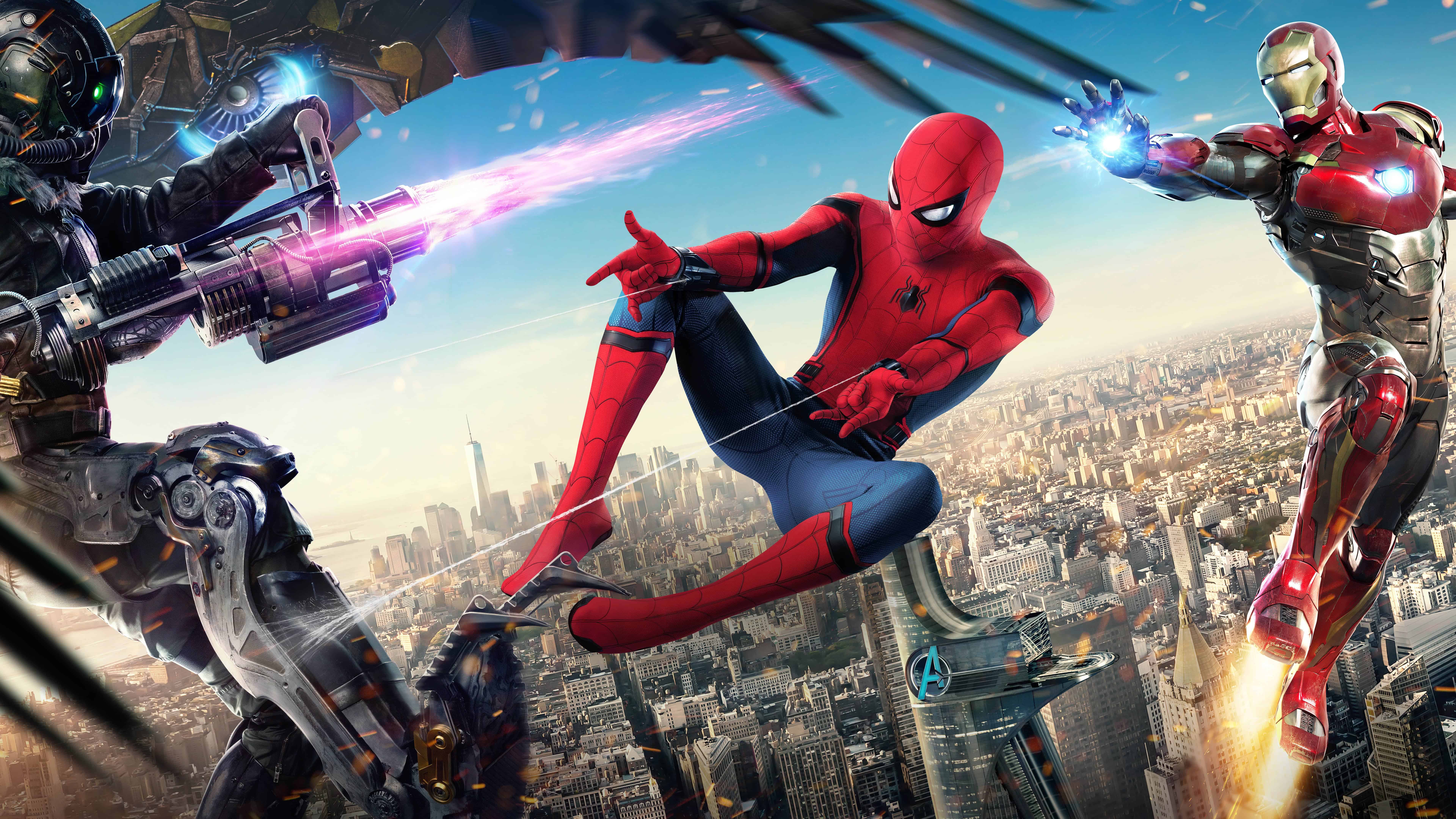 Spider Man Homecoming UHD 8K Wallpaper