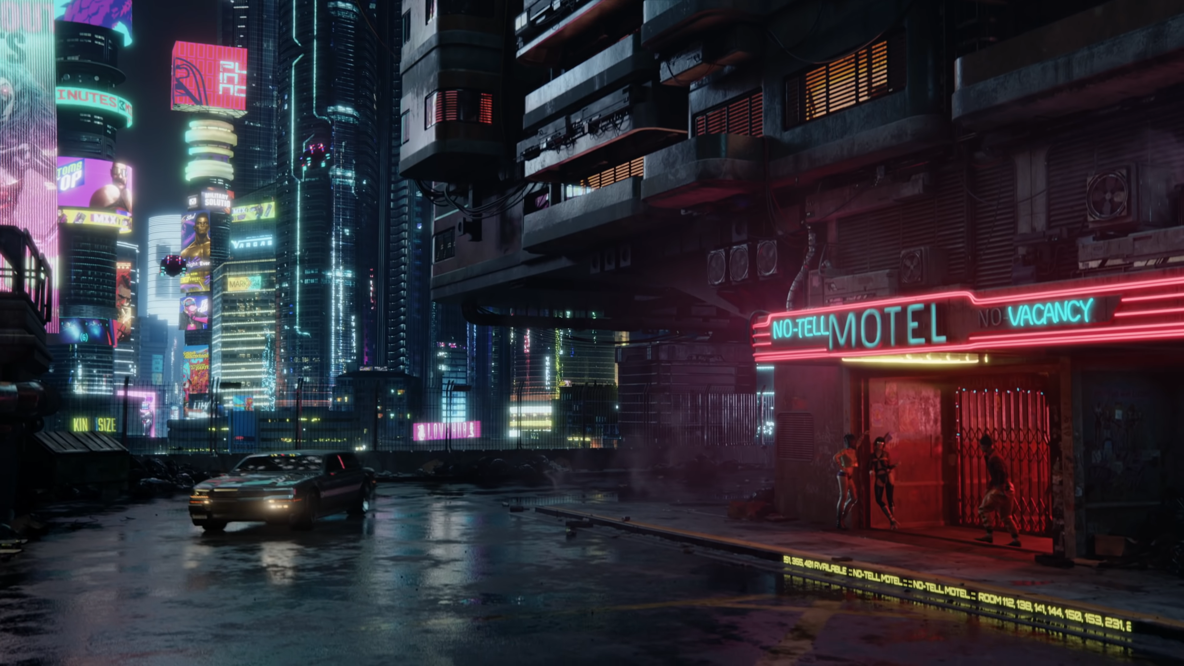 Aesthetic Anime Night Street Wallpaper