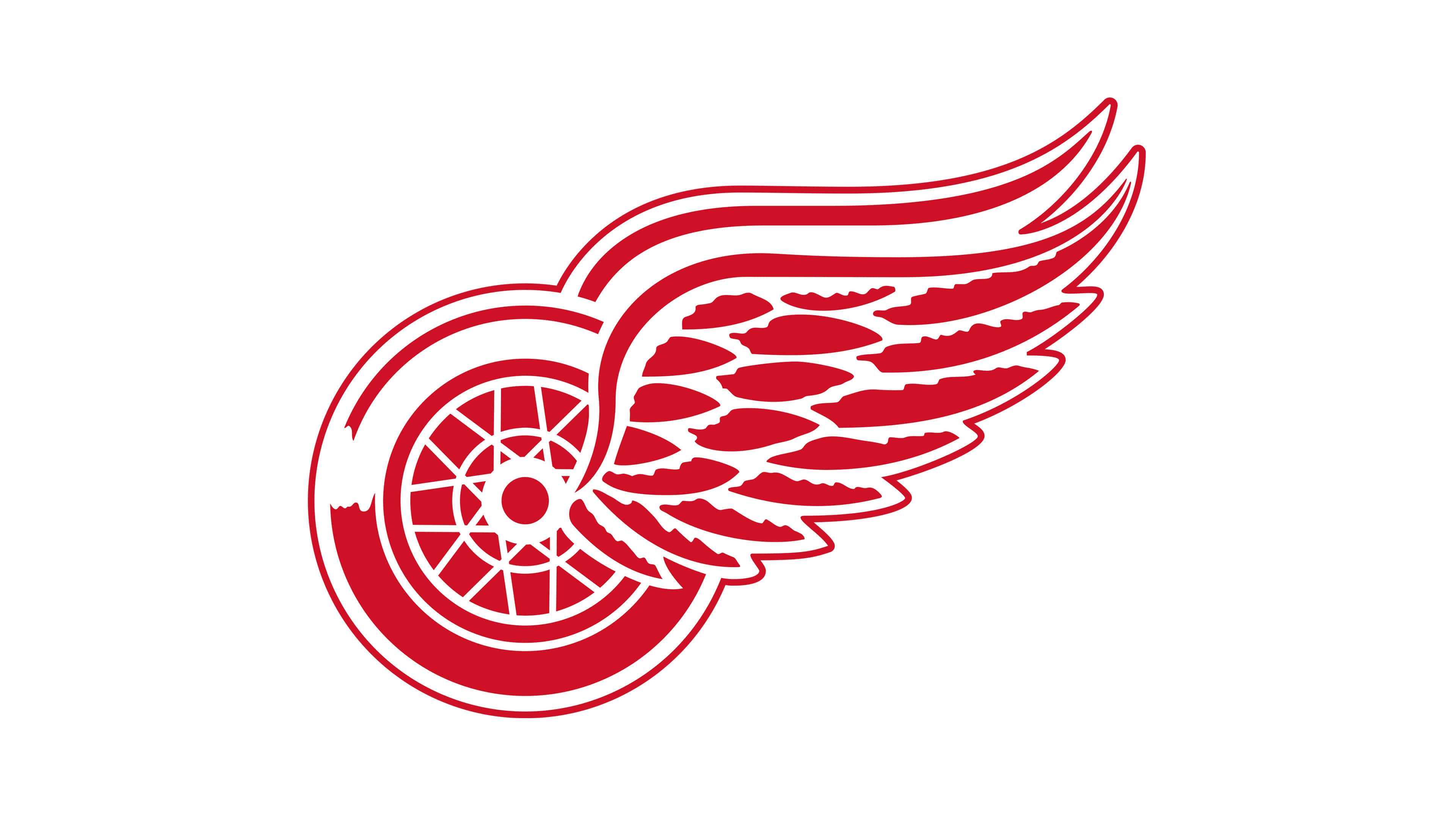 Detroit Red Wings NHL Logo UHD 4K Wallpaper