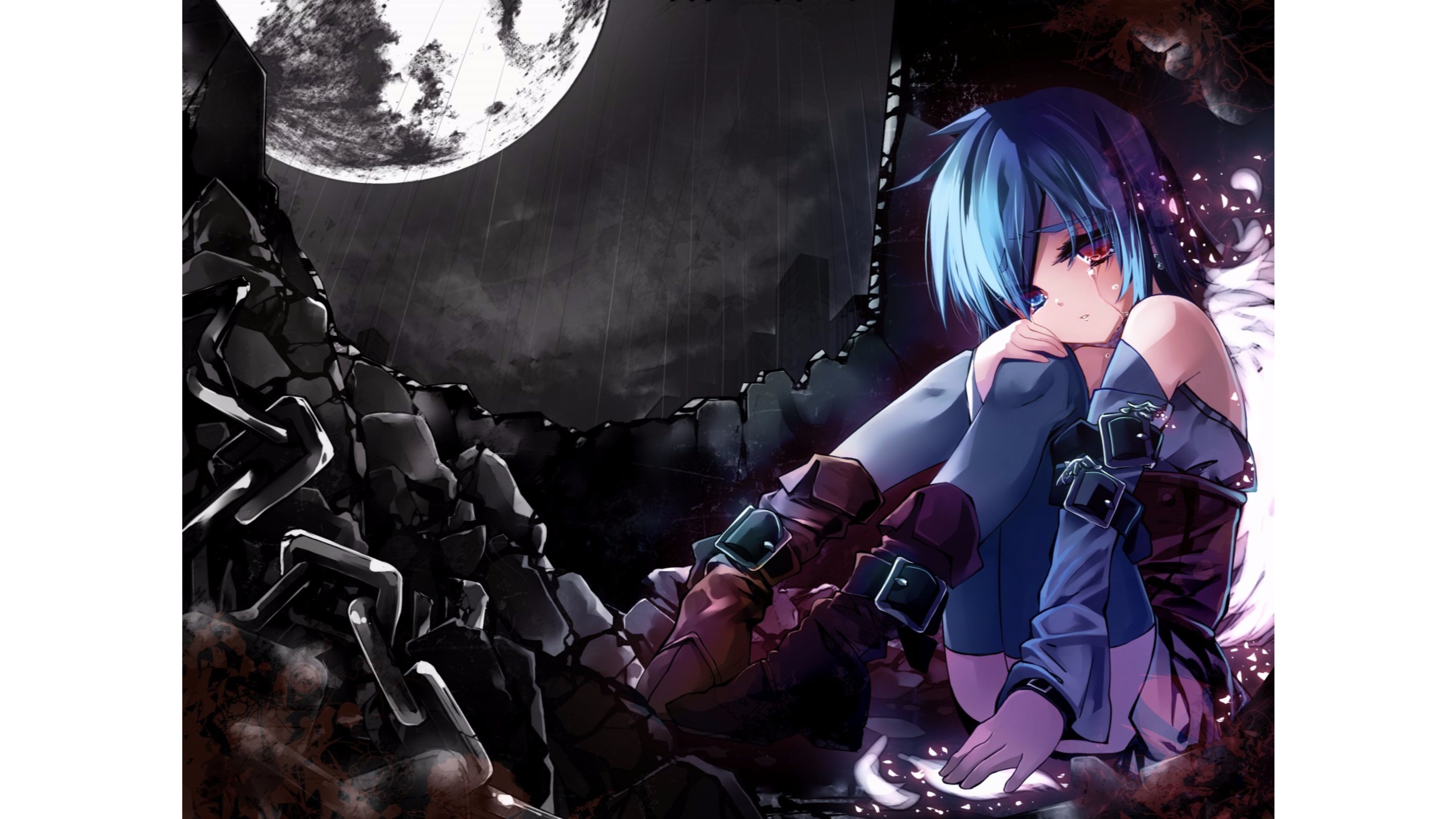 Sad Anime Wallpaper background picture