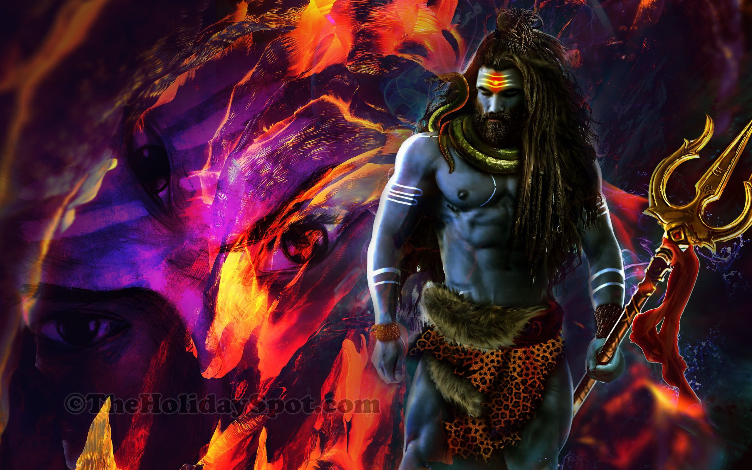 Lord Shiva 4K Wallpaper for PC