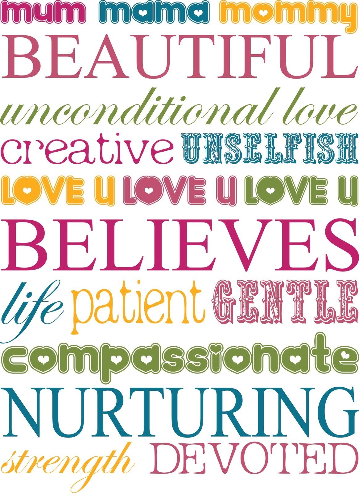 Mothers Love Quotes Wallpaper