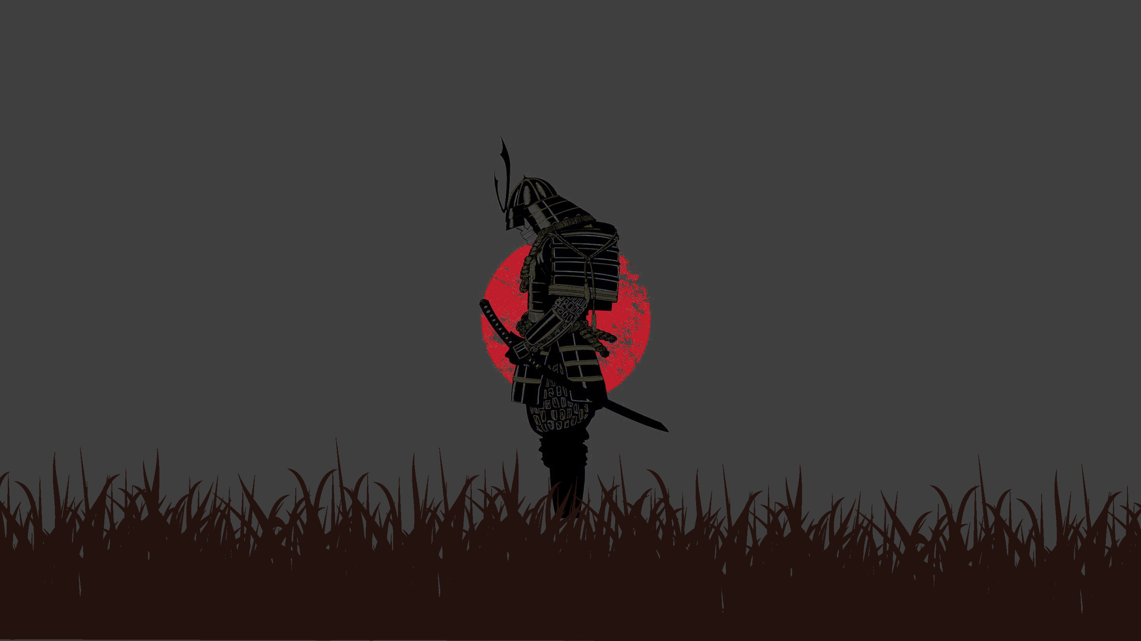 Samurai 4K wallpaper for your desktop or mobile screen free and easy to download