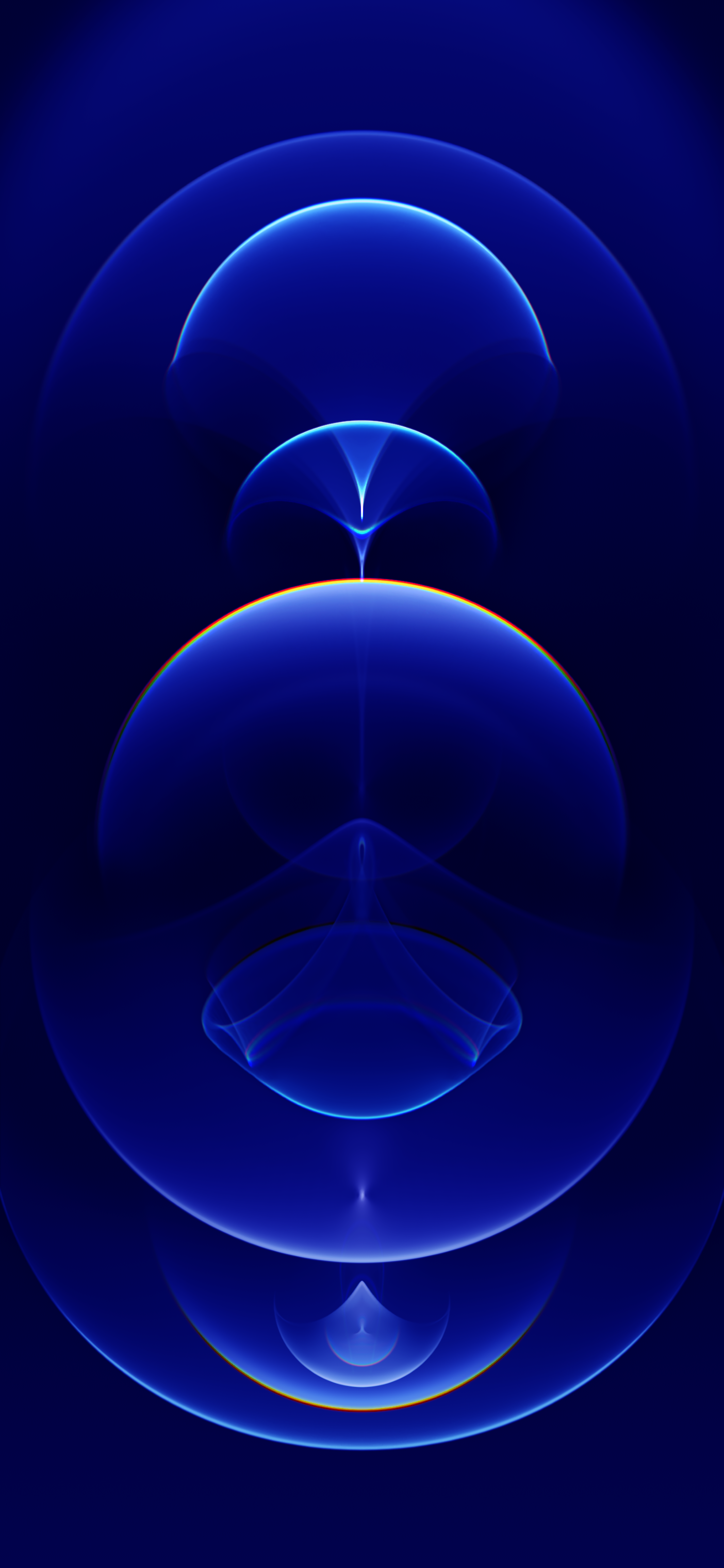 Wallpaper iPhone 12 Pro blue abstract Apple October 2020 Event 4K OS  23102