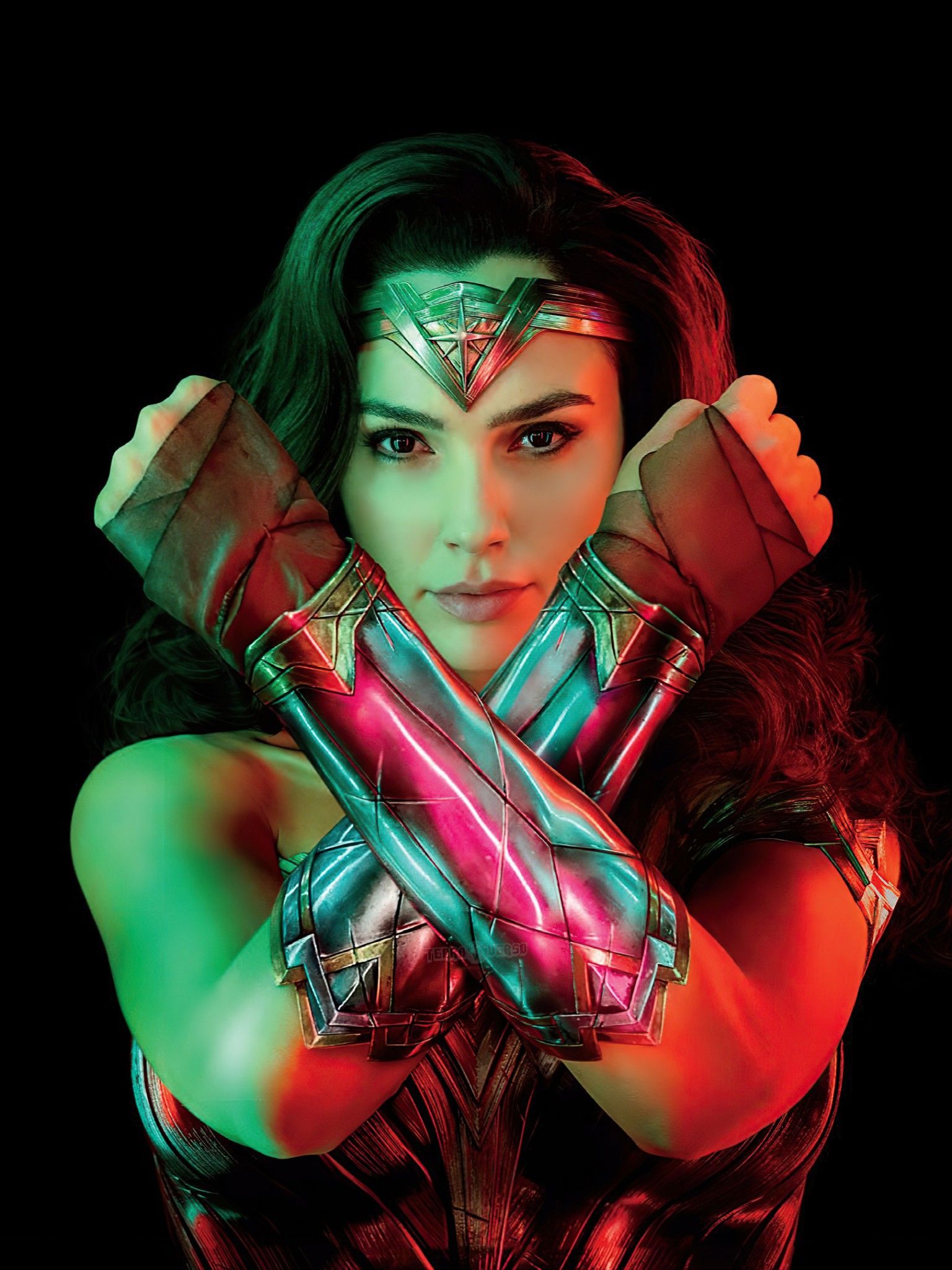 Wonder Woman 1984 4K Wallpaper, Gal Gadot, DC Comics, 2020 Movies, Black background, Movies