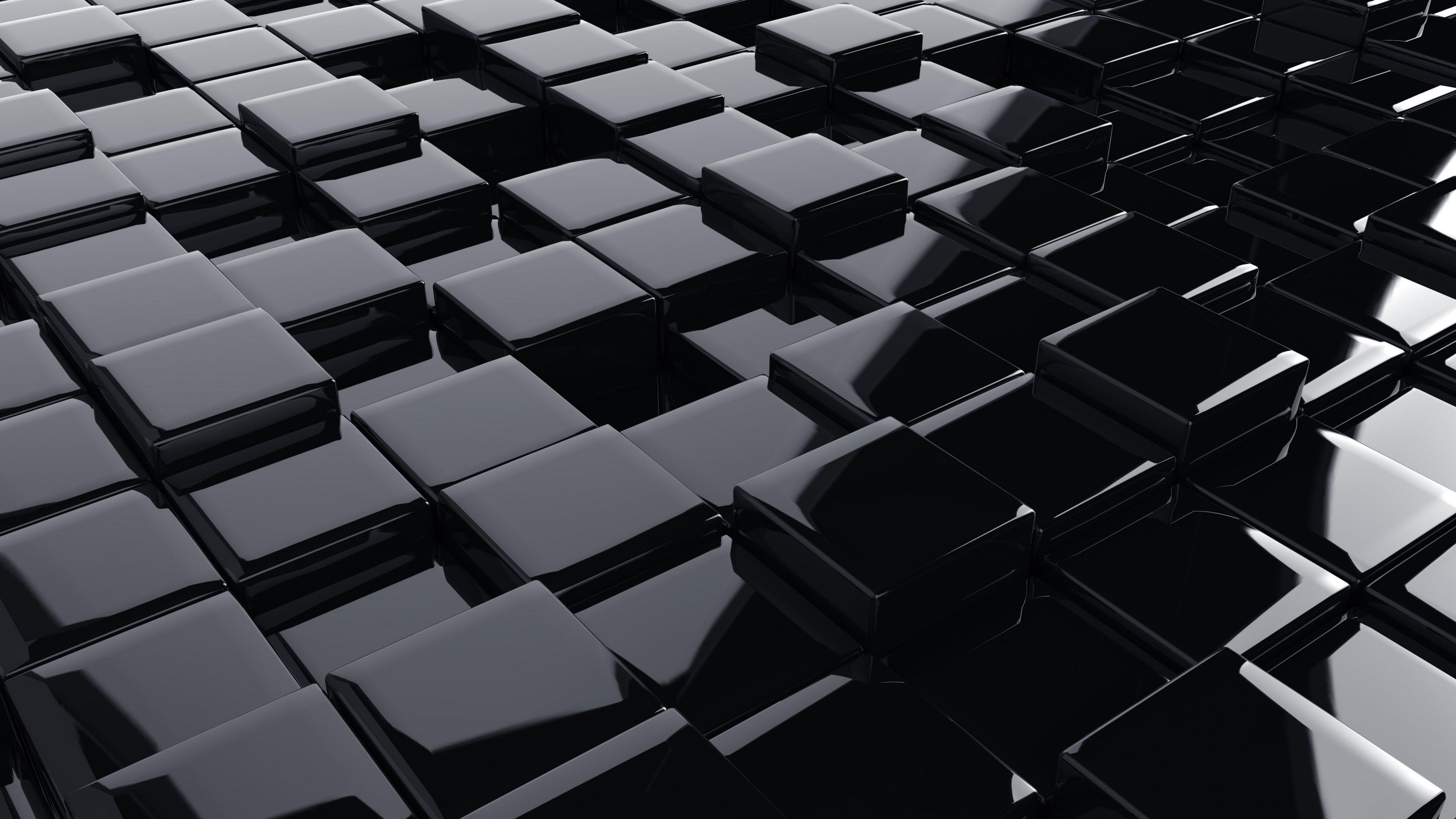 Black and White 3D Desktop HD Wallpaper