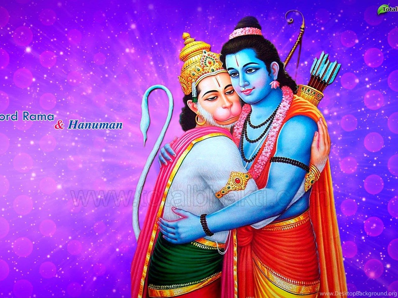 Hanuman Wallpaper, Hindu Wallpaper, Lord Ram & Hanuman Wallpaper. Desktop Background