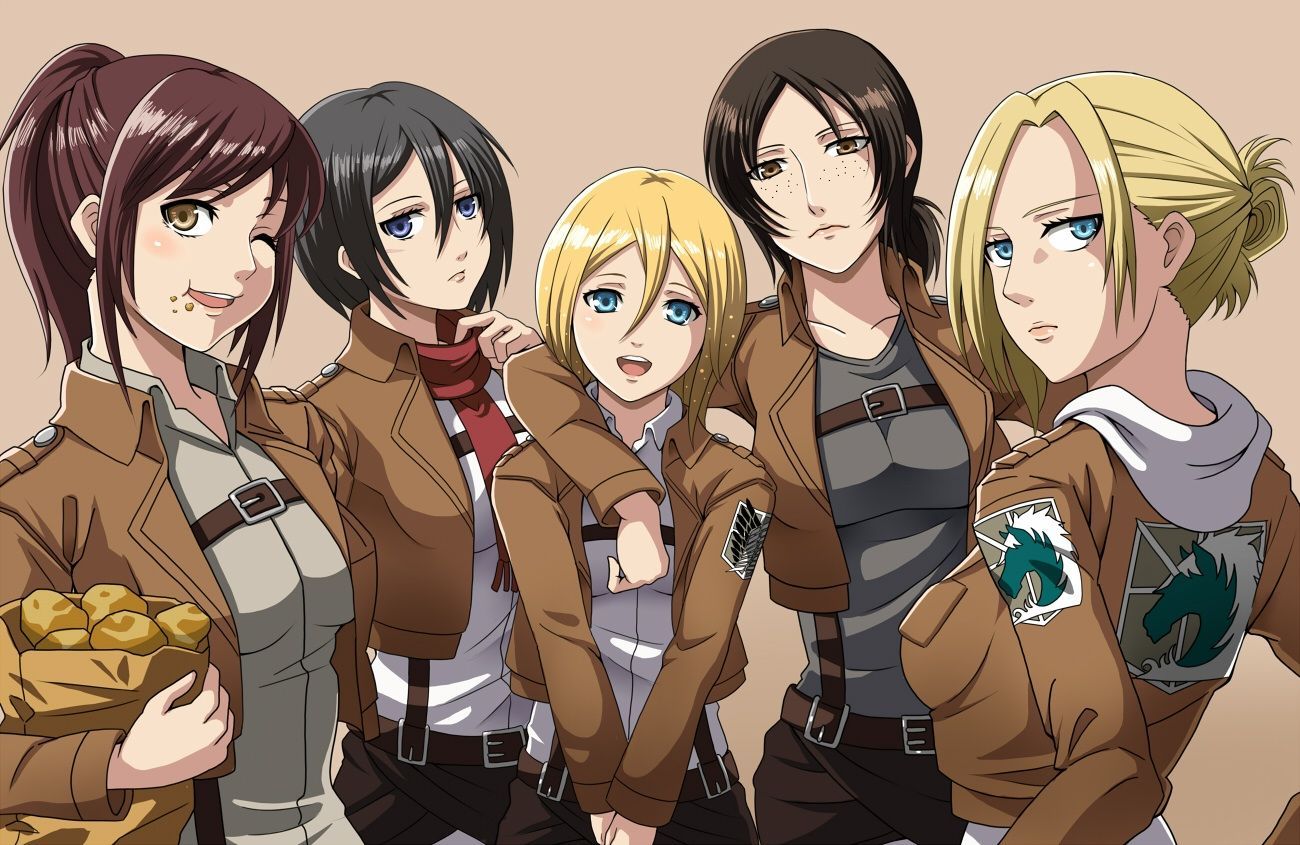 Attack On Titan Characters Wallpaper Free Attack On Titan Characters Background