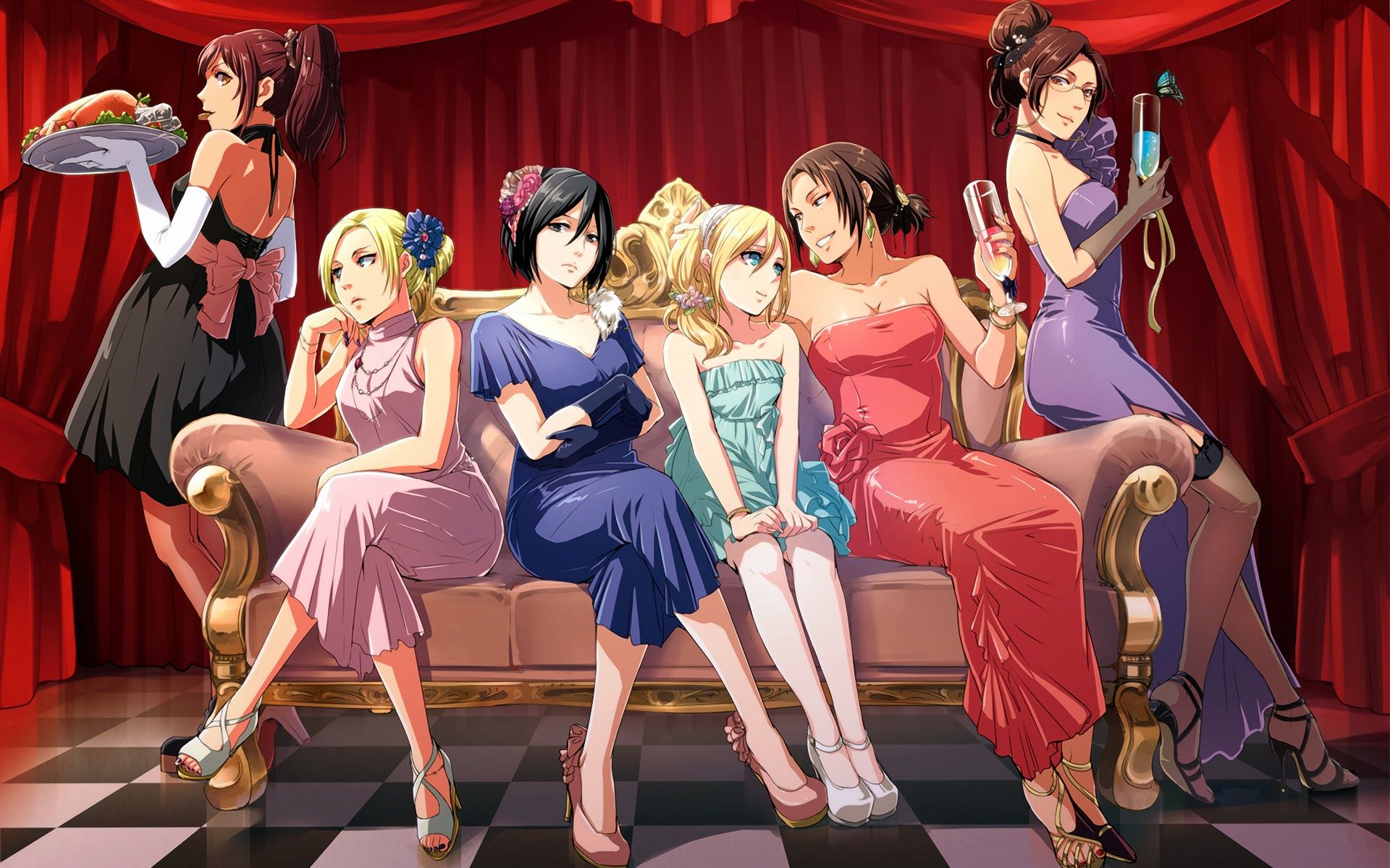 anime art wallpaper: Wallpaper of The Day: Attack on Titan Girls