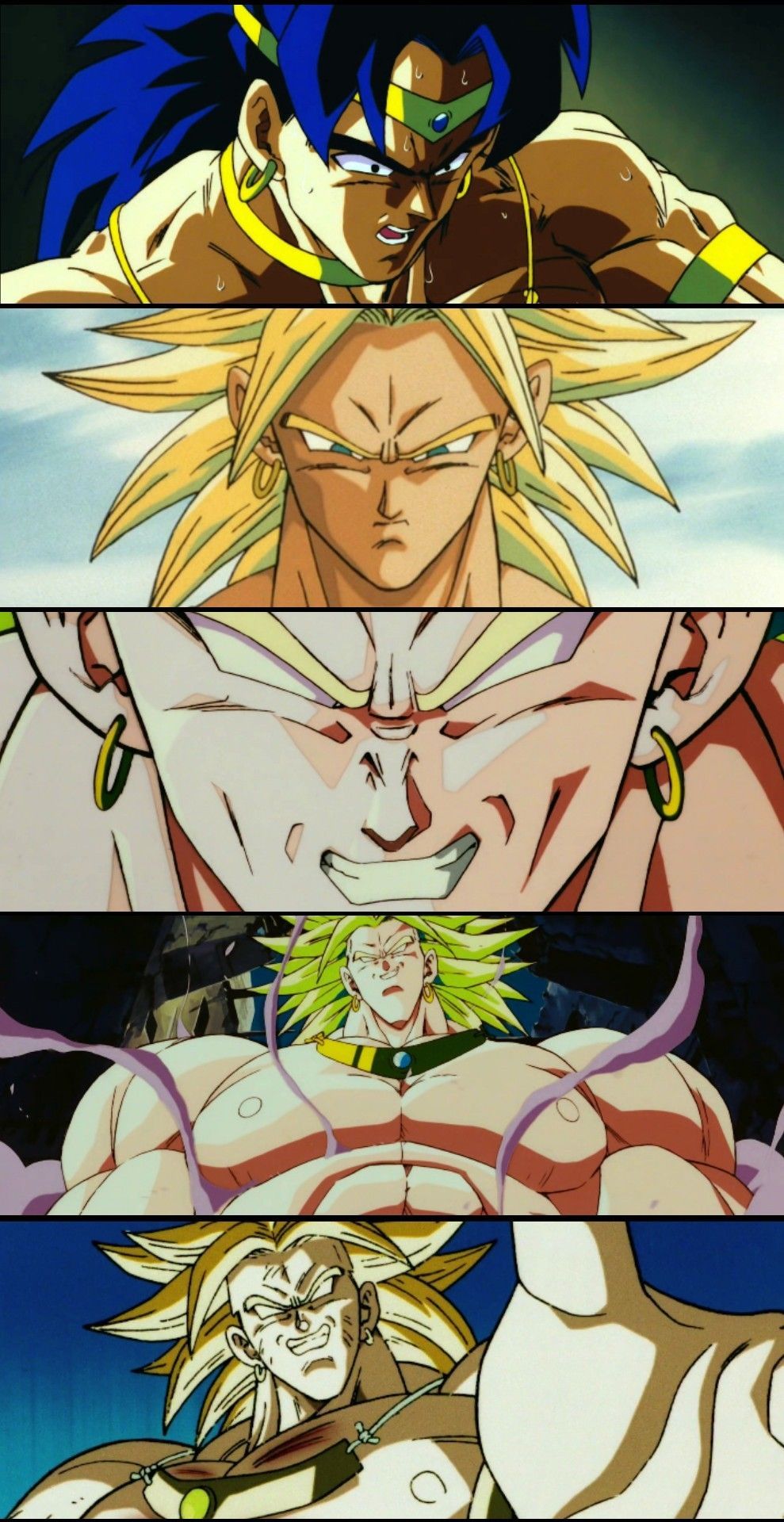 Old Broly from DBZ movies 8th and 9th (1993) & (1994) (MADE BY ME). Anime dragon ball super, Dragon ball image, Anime dragon ball