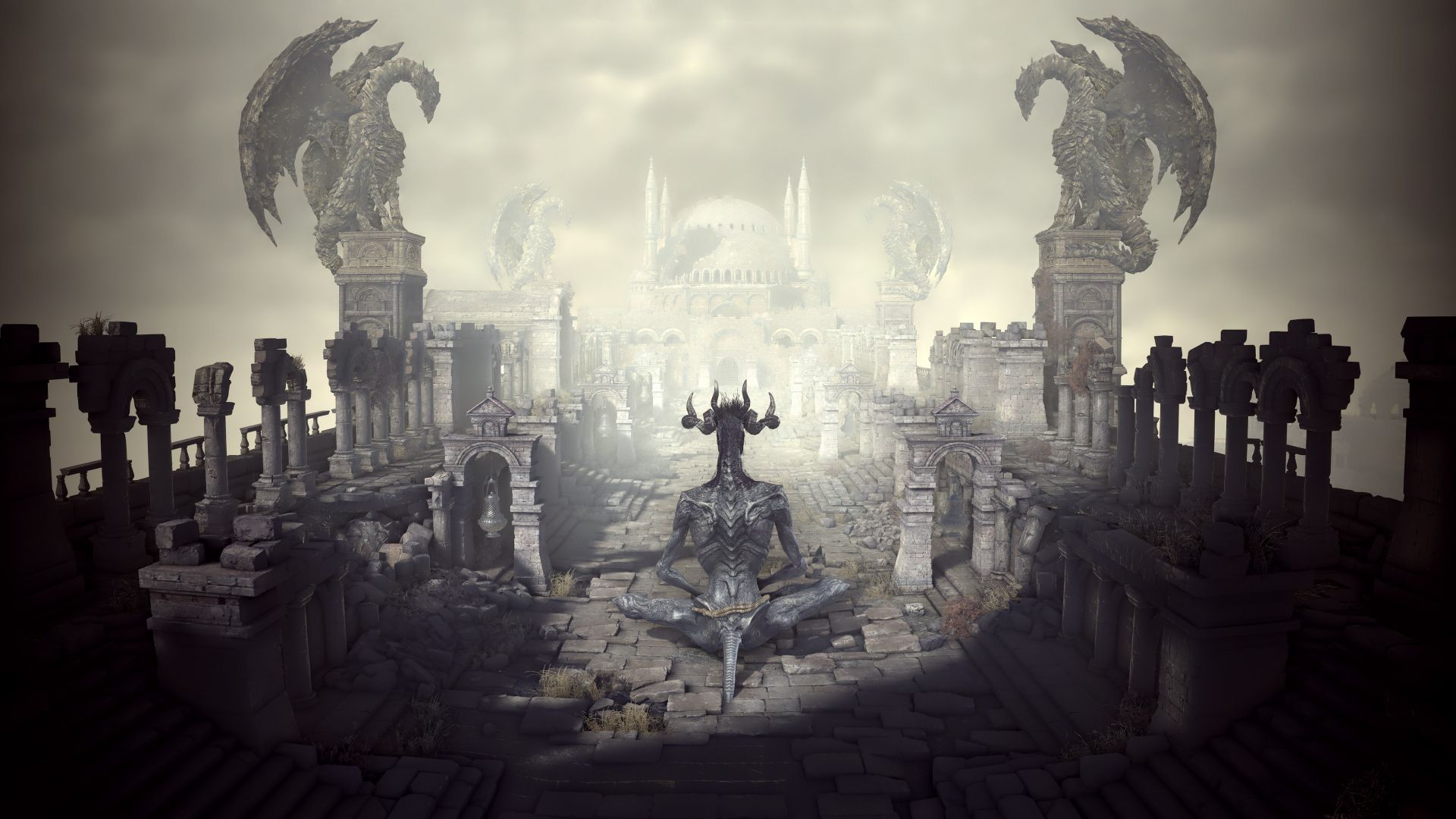 Desktop Wallpaper Dark Souls 3 Demon Game, HD Image, Picture, Background, Hfho S