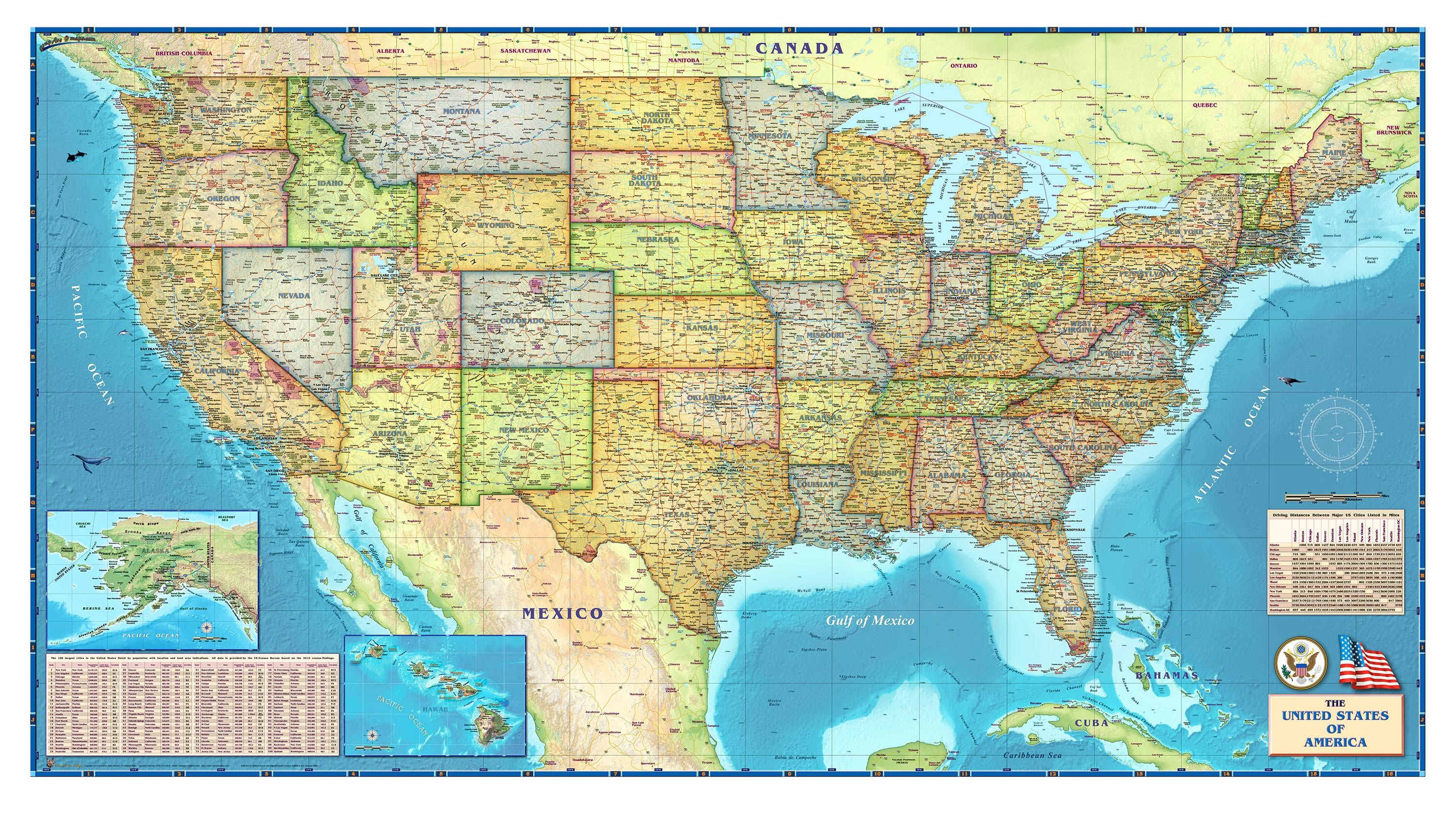 Title Misc Map Of The Usa United States Of Map 4k HD Wallpaper