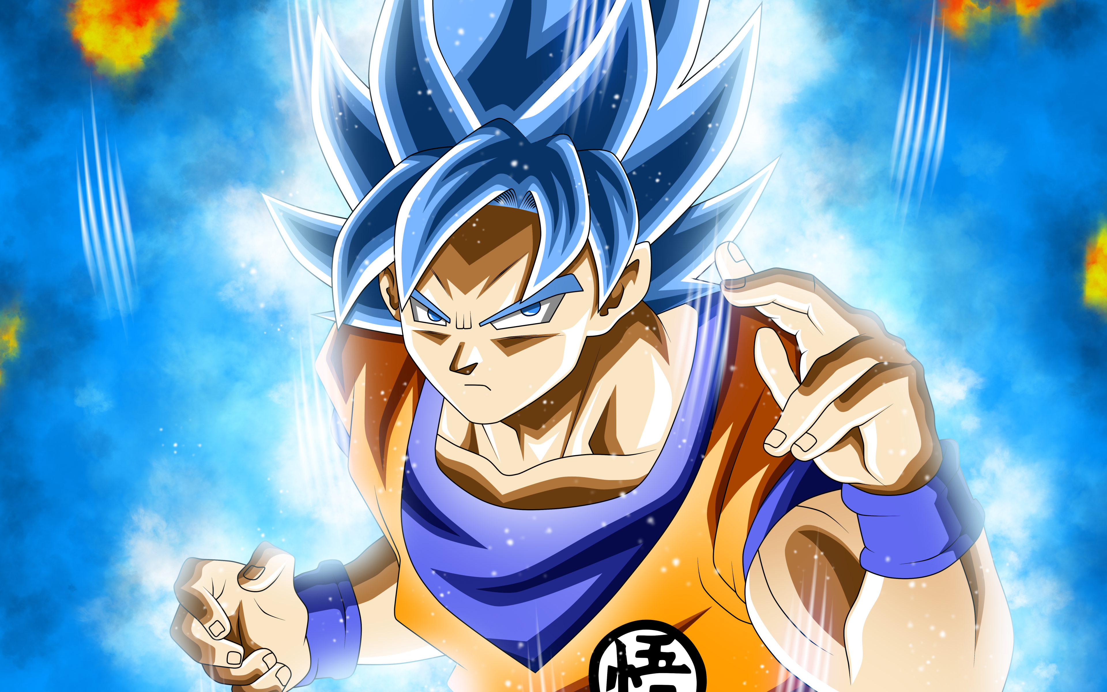 Goku Super Saiyan God 4K