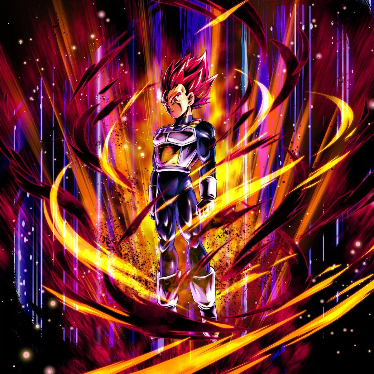 Hydros Super Saiyan God Vegeta Post Transform Character Art + 4K PC Wallpaper + 4k Phone Wallpaper! #DBLegends #DragonBallLegends