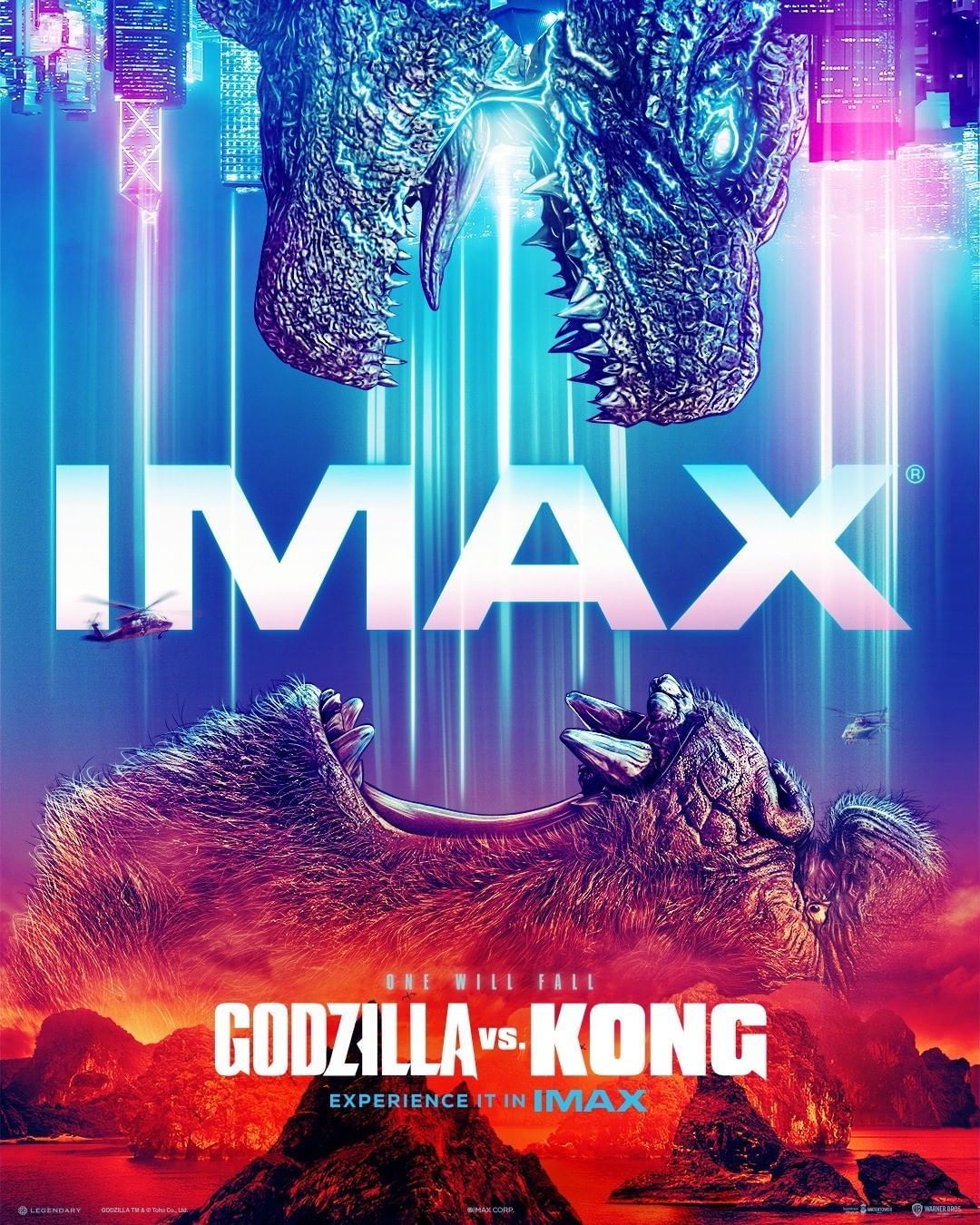 New Godzilla vs. Kong IMAX Poster Released #Godzilla
