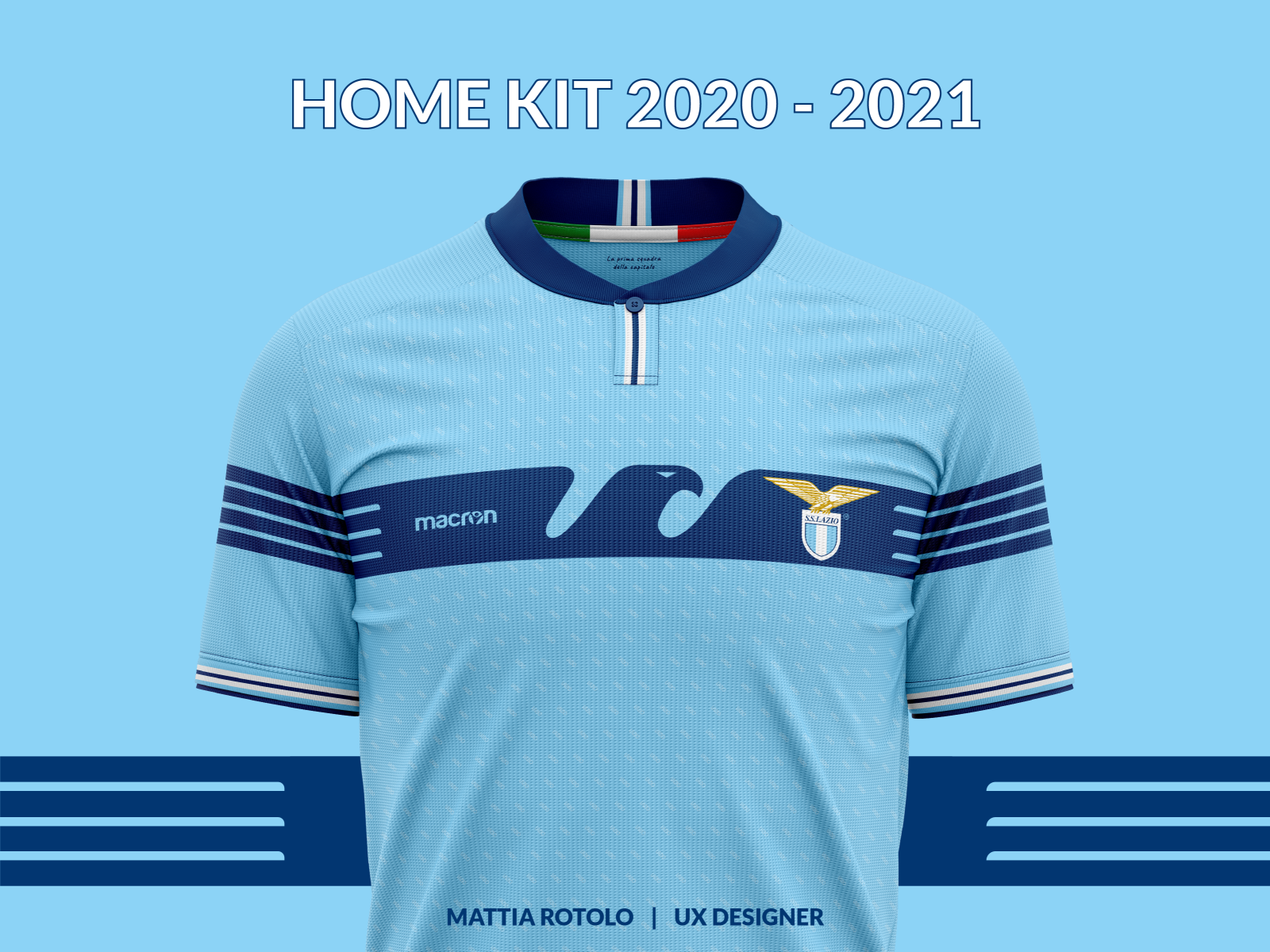 S.S. LAZIO. Home Kit 2020