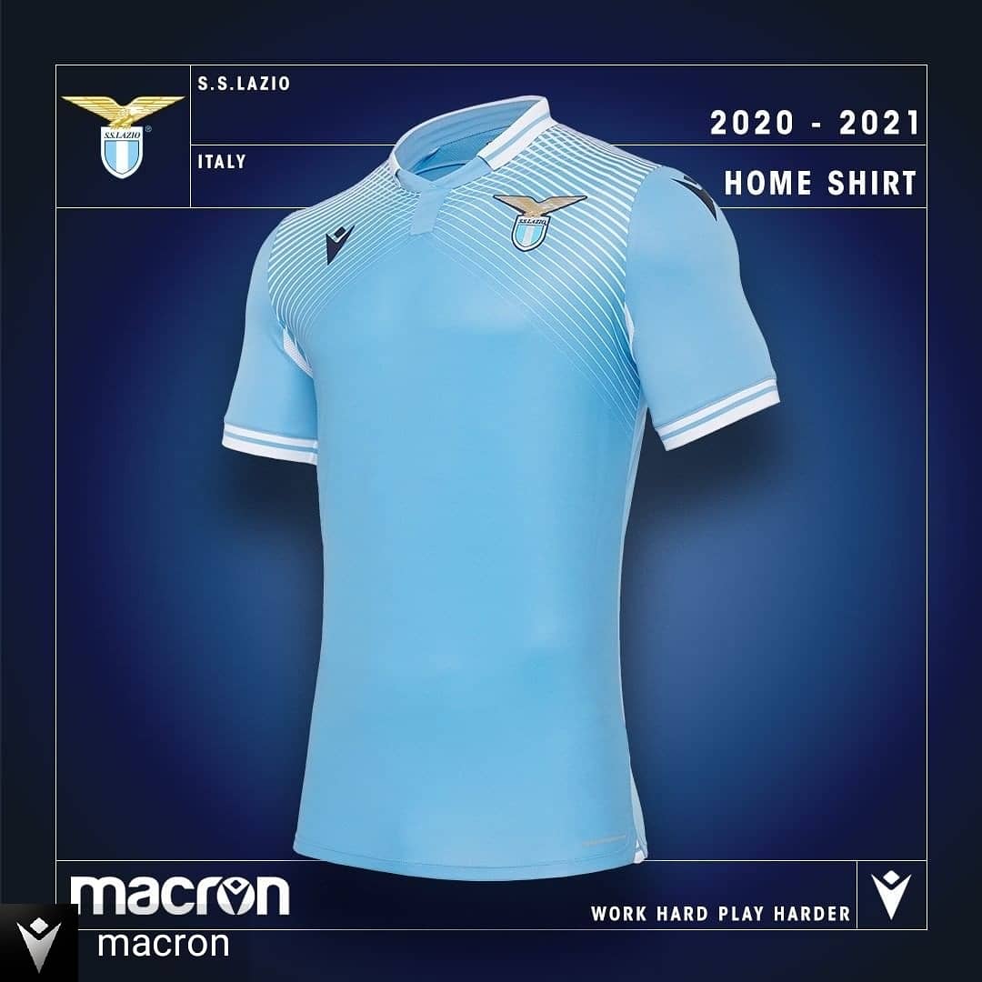 Lazio 2020 21 Home & 3rd Kits By Macron