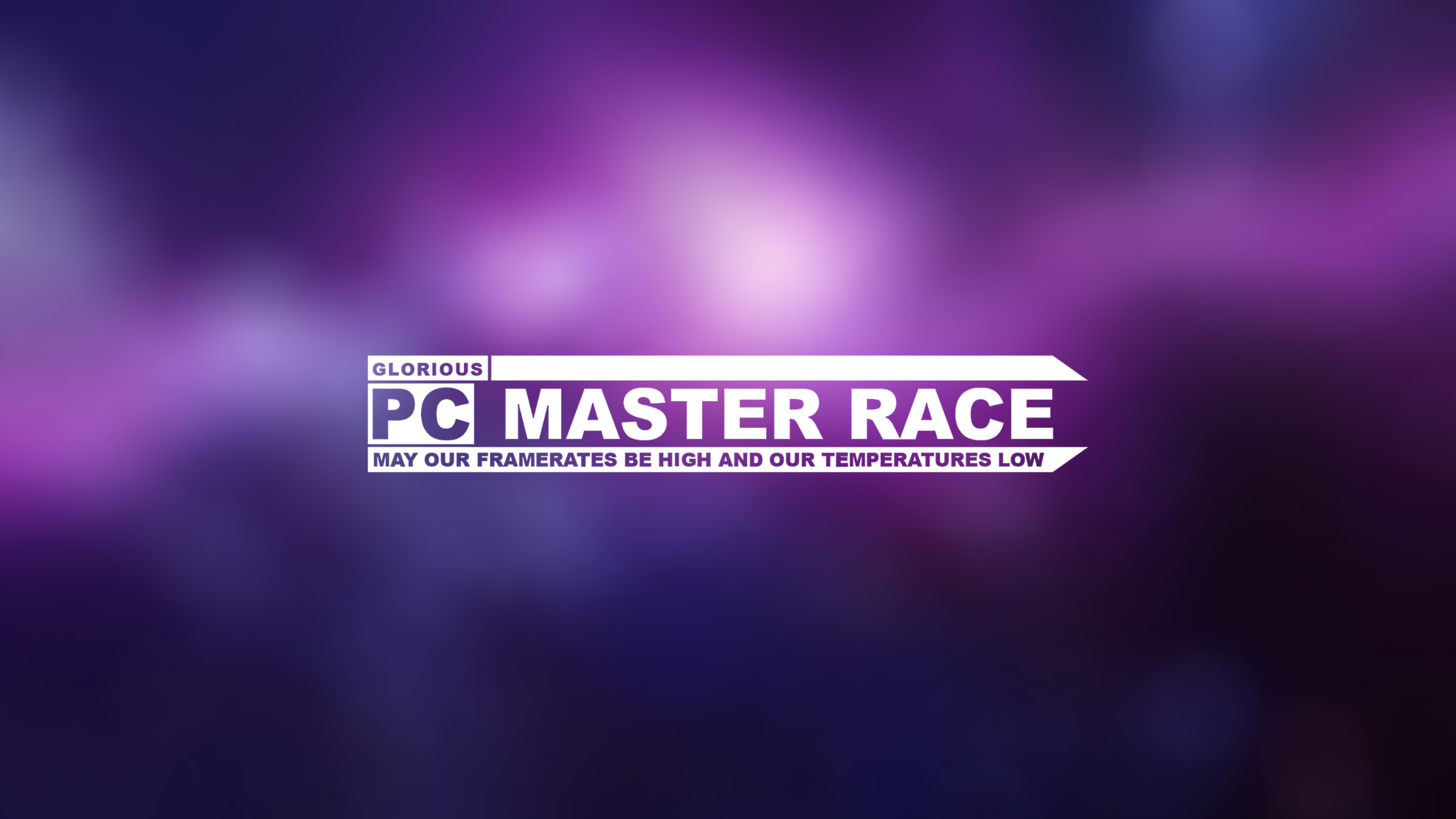 4K Purple PCMR Wallpaper
