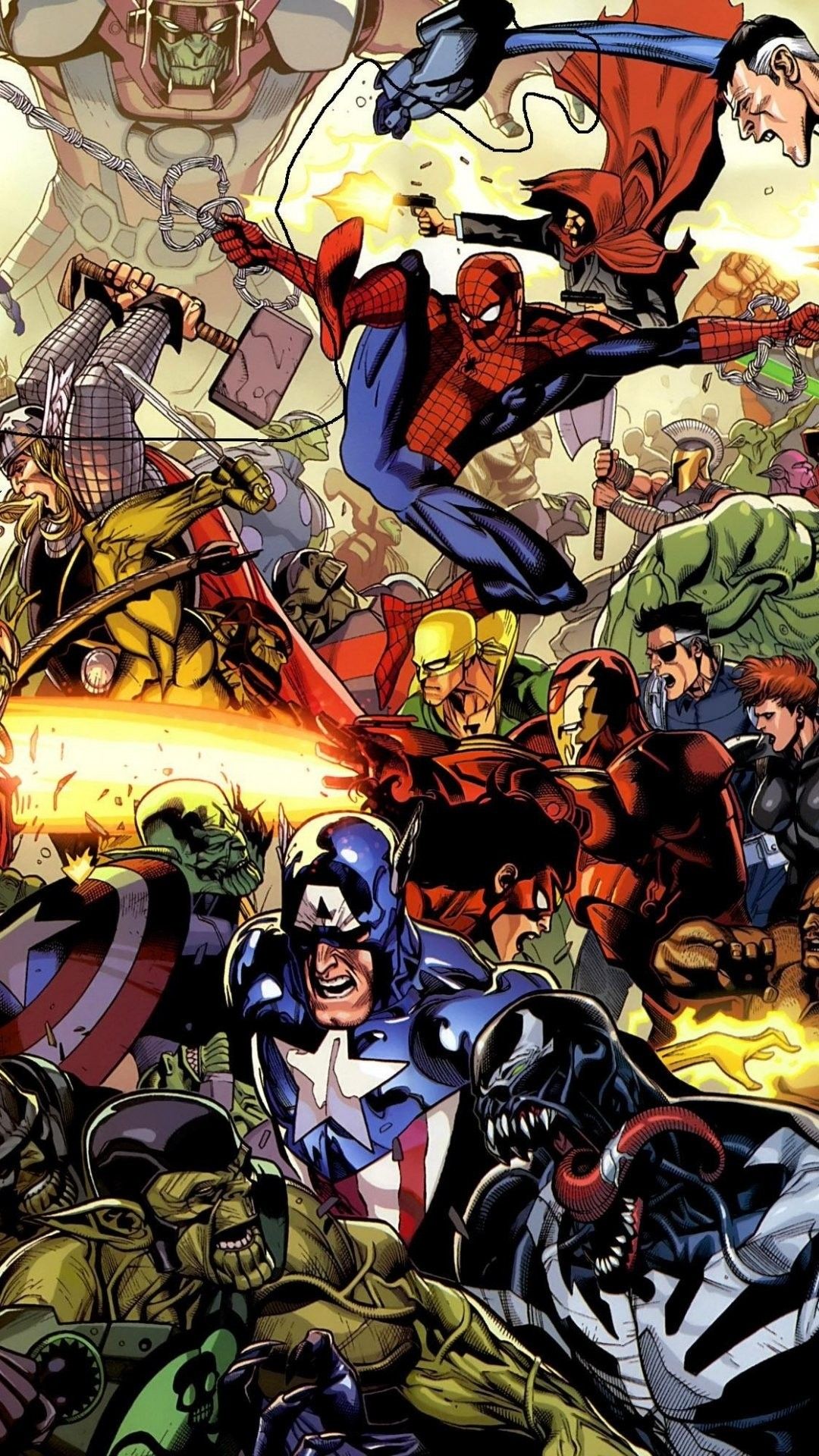 Marvel Comics Wallpaper 4k iPhone