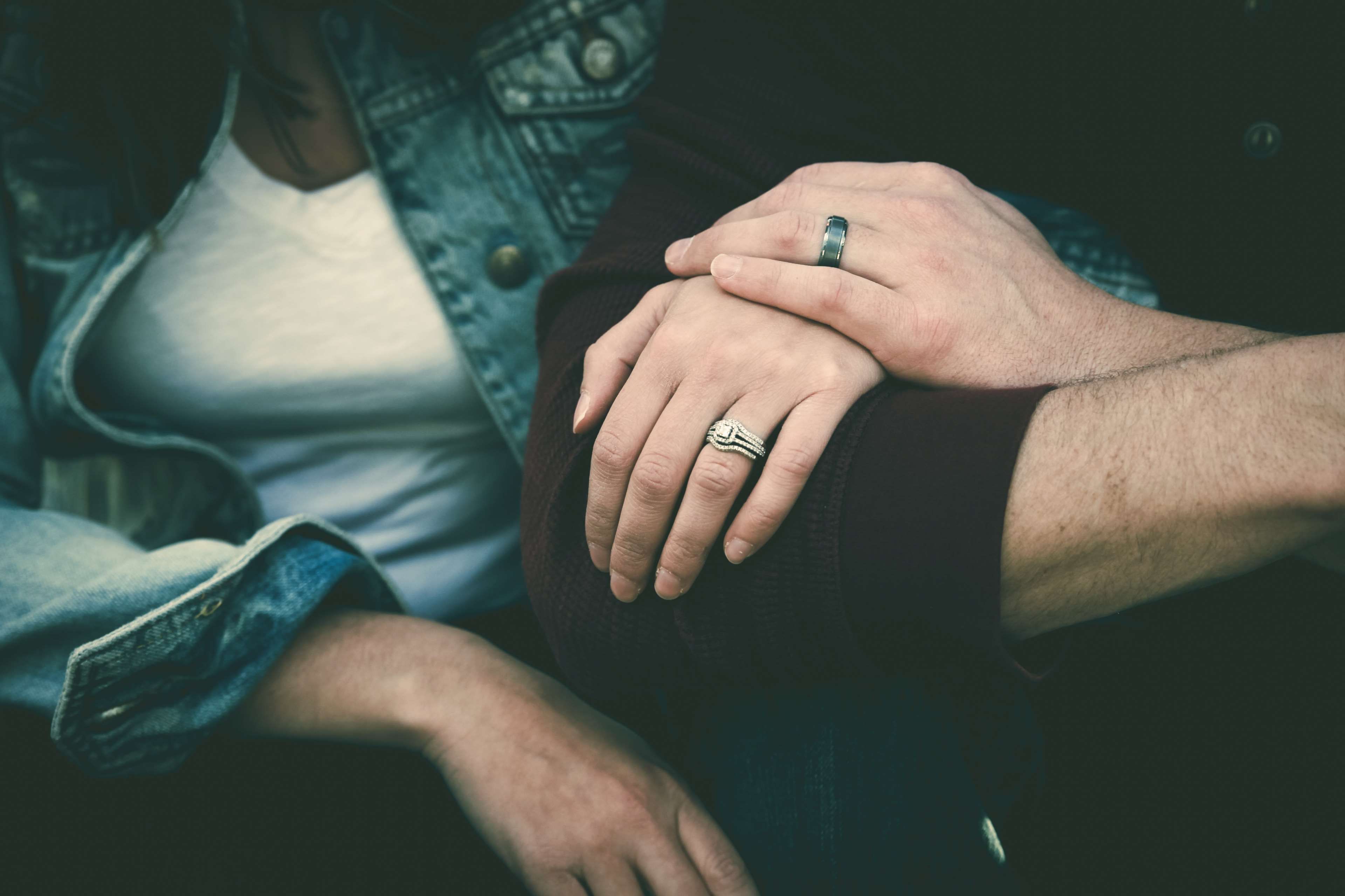 couple, hand, hands, holding hands, man, partner, people, rings, together, woman 4k wallpaper