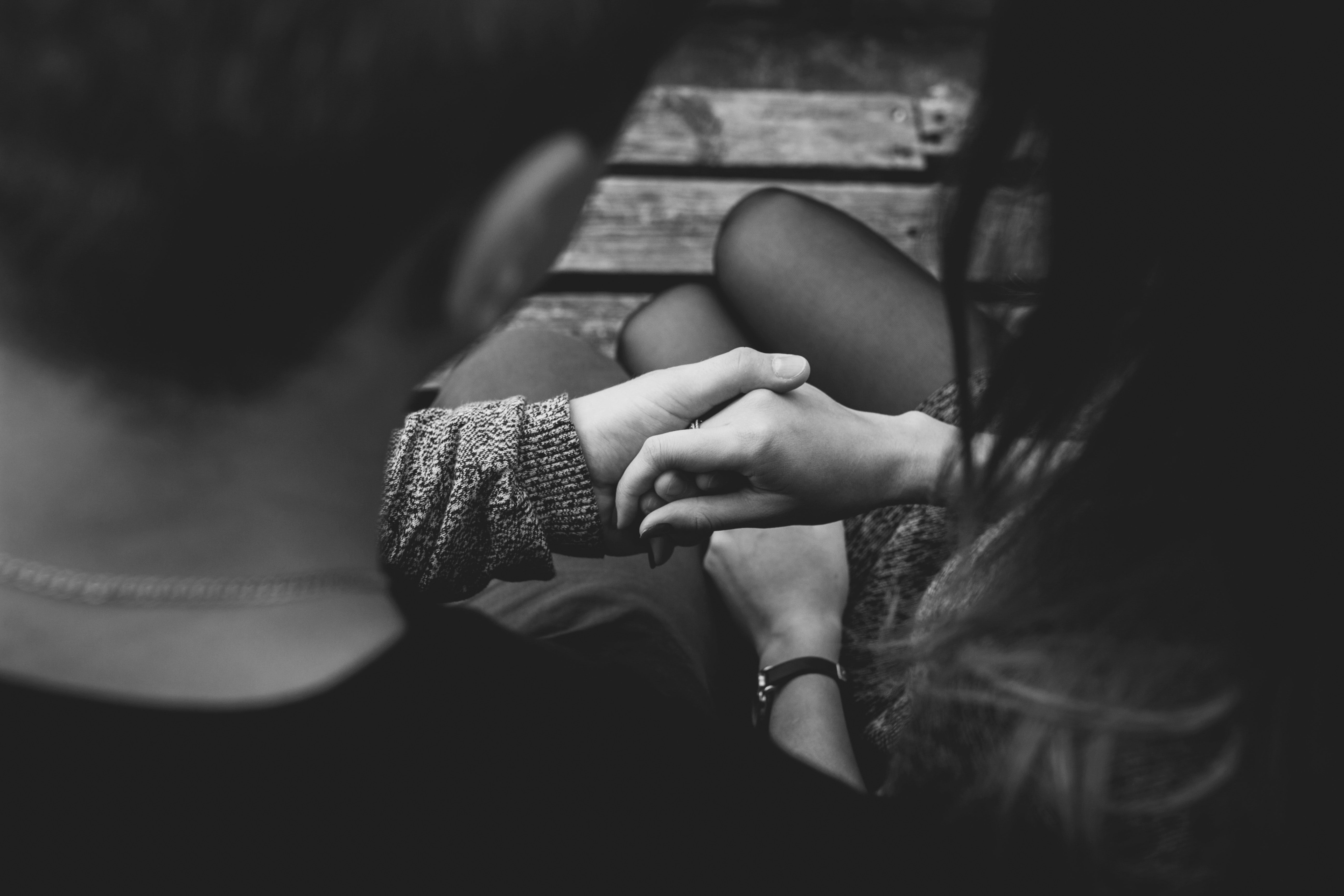 Close Up Of Couple Holding Hands · Free