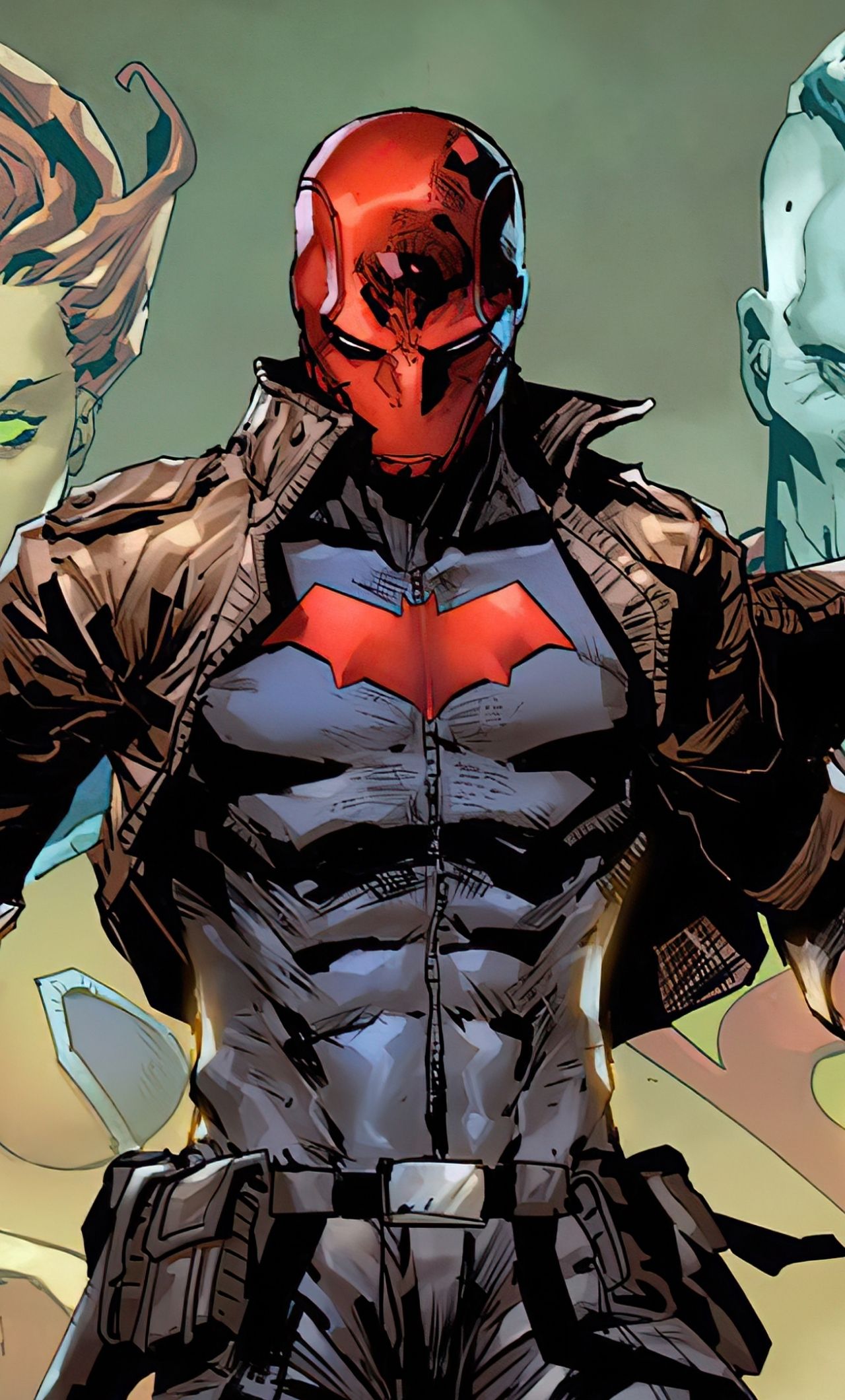 Download 1280x2120 wallpaper red hood, comic art, dc comics, iphone 6 plus, 1280x2120 HD image, background, 25903