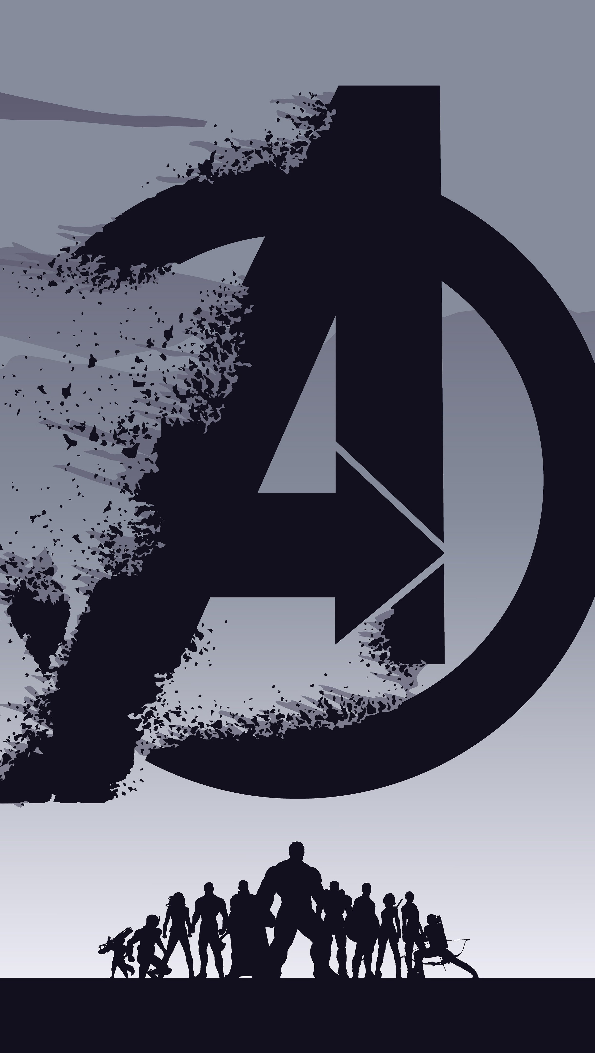 Logo Avengers Endgame Wallpaper 8k Ultra HD